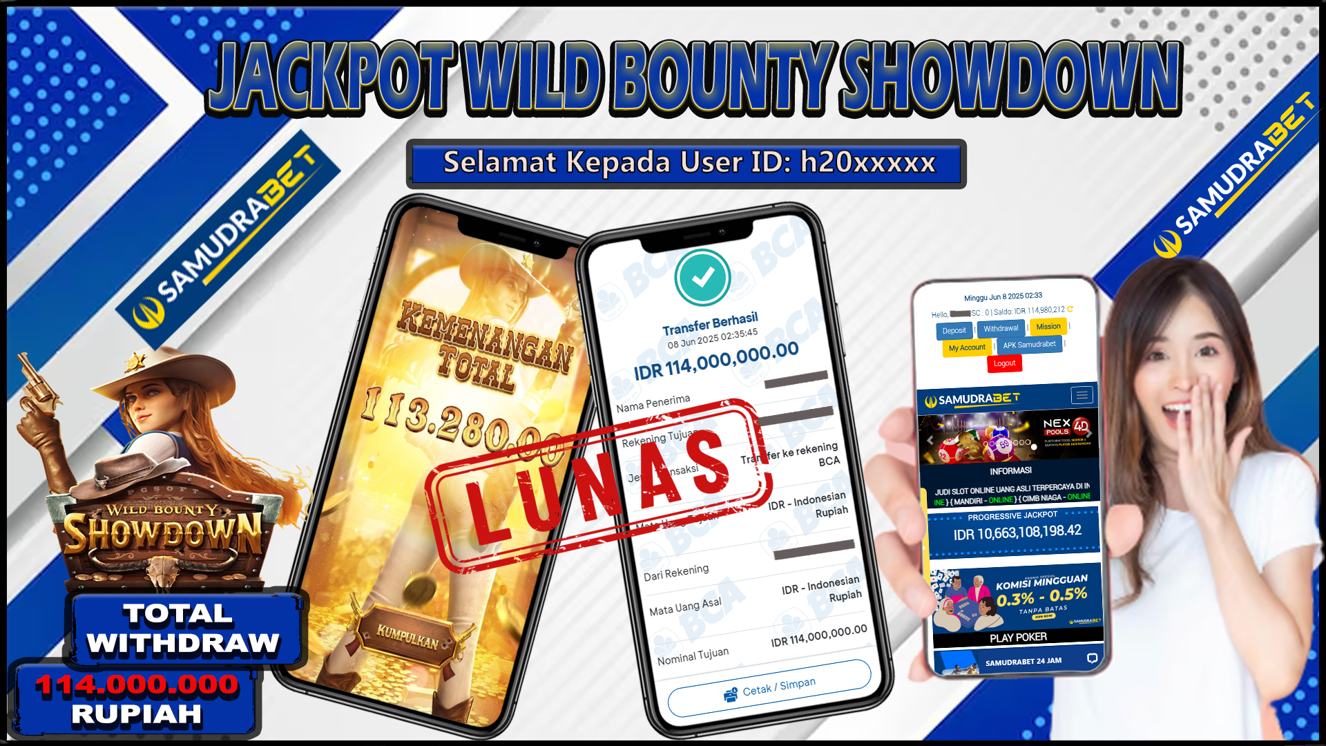Samudrabet Jackpot Slot Rp 114.000.000 ~ Lunas