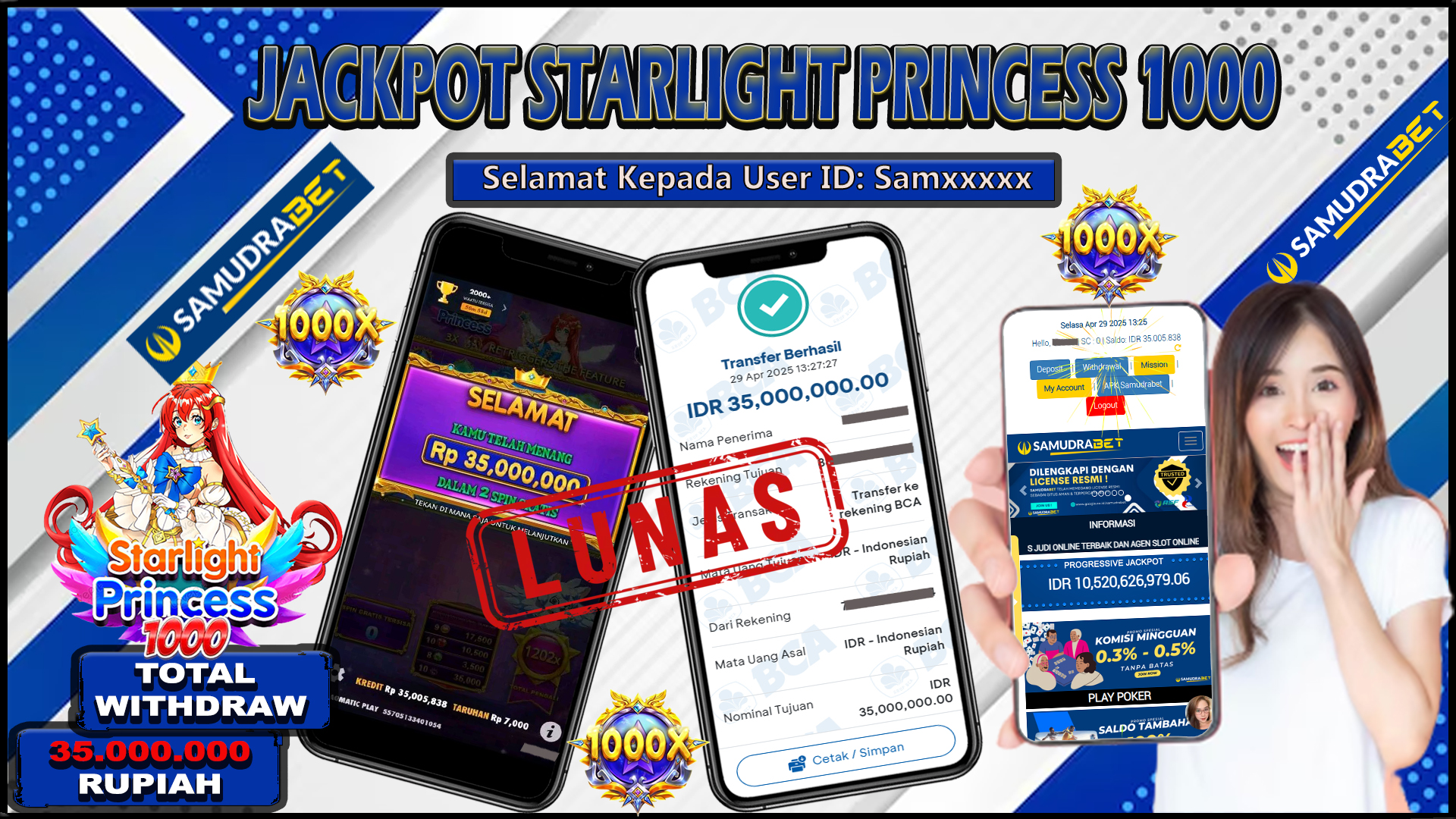 Samudrabet Jackpot Slot Rp 35.000.000 ~ Lunas