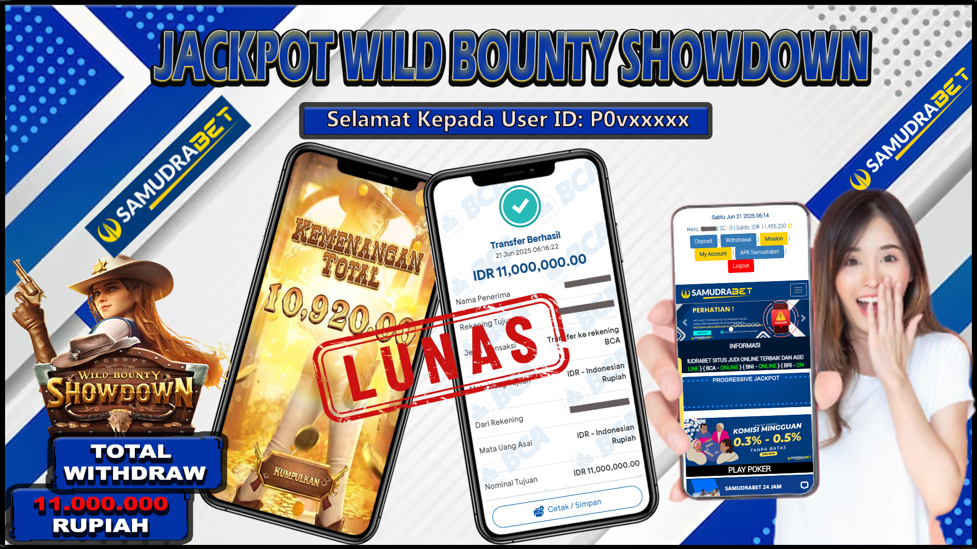 Samudrabet Jackpot Slot Rp 11.000.000 ~ Lunas