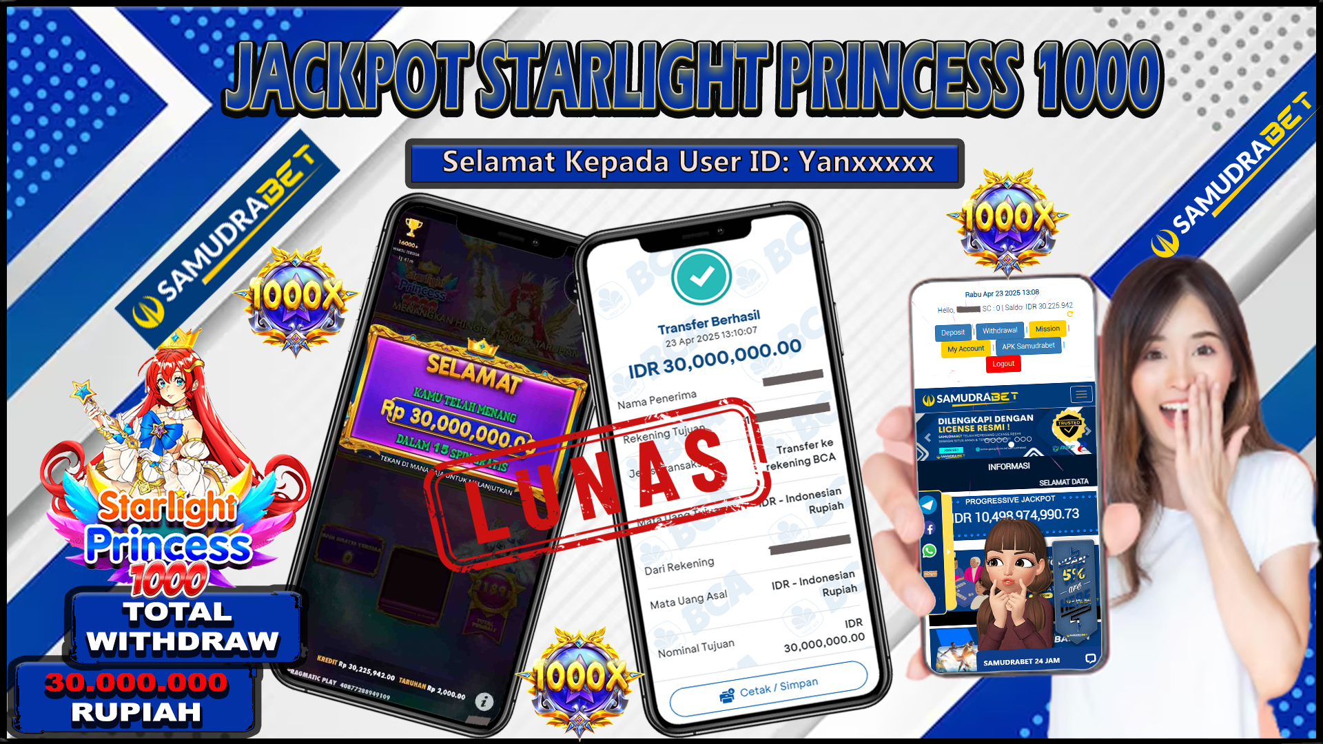 Samudrabet Jackpot Slot Rp 30.000.000 ~ Lunas
