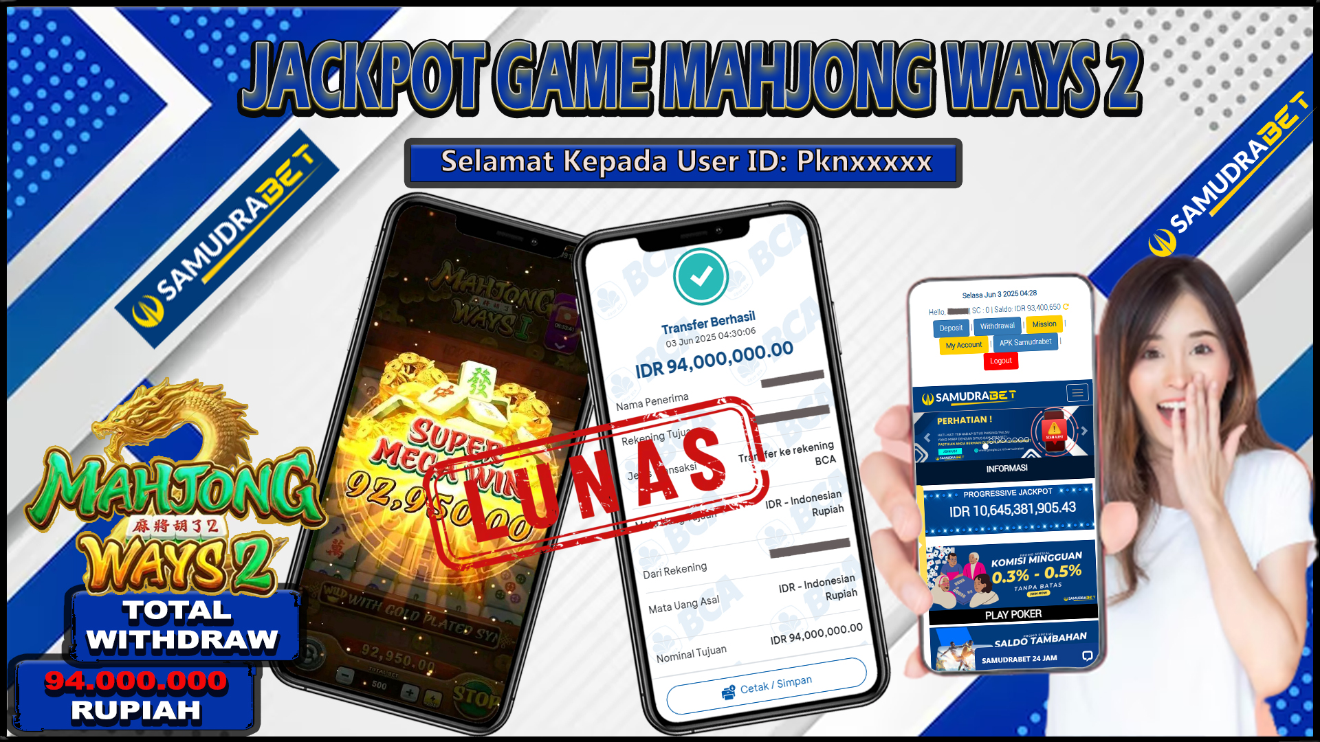Samudrabet Jackpot Slot Rp 94.000.000 ~ Lunas