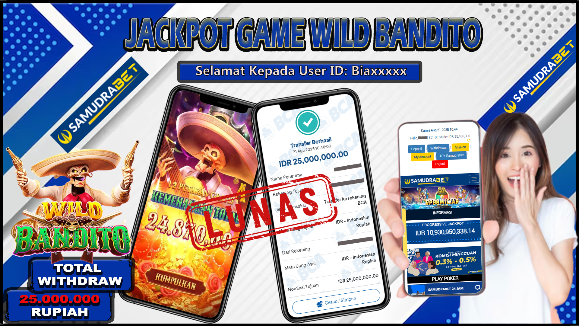Samudrabet Jackpot Slot Rp 25.000.000 ~ Lunas