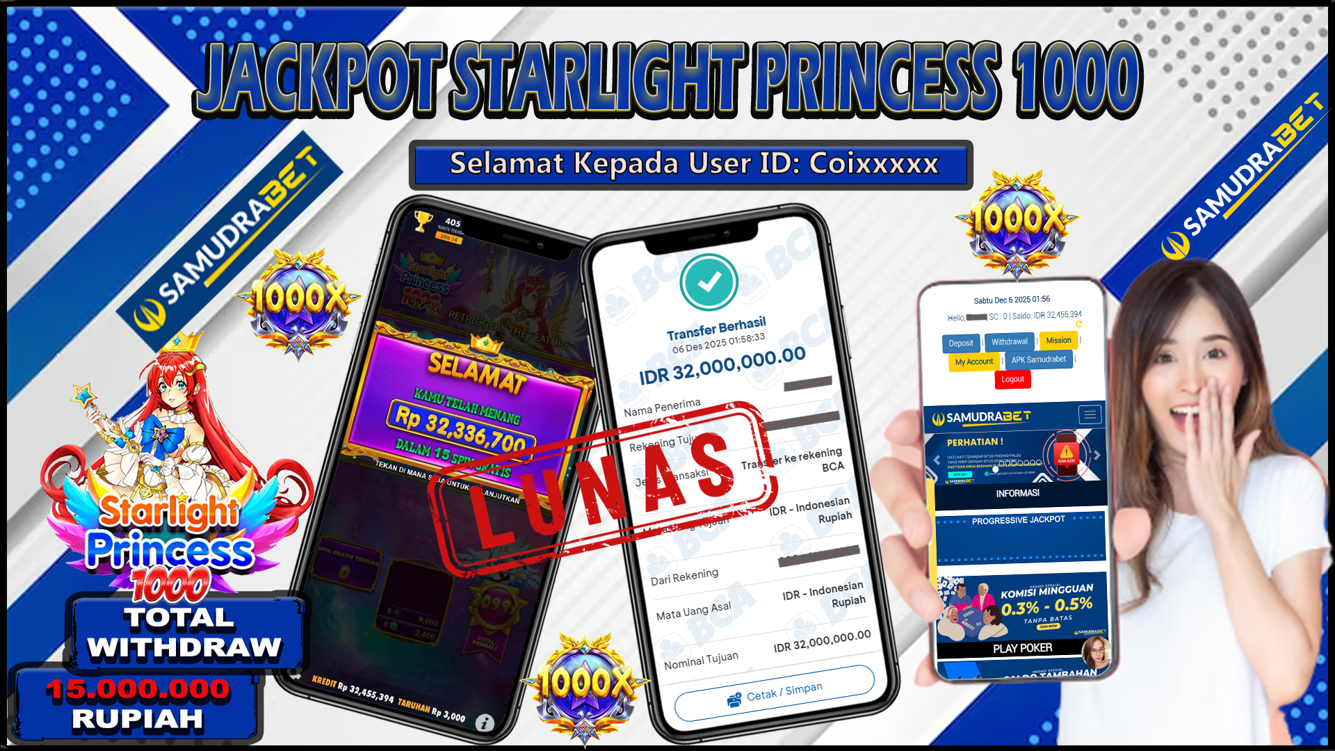 Samudrabet Jackpot Slot Rp 32.000.000 ~ Lunas