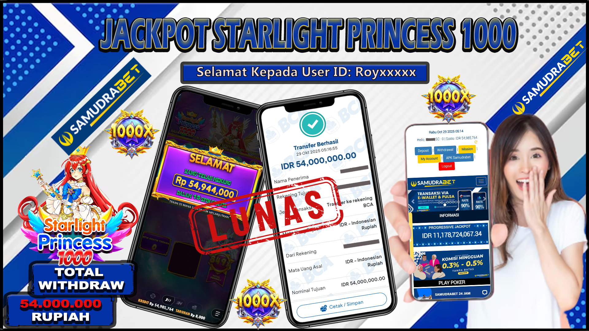 Samudrabet Jackpot Slot Rp 54.000.000 ~ Lunas