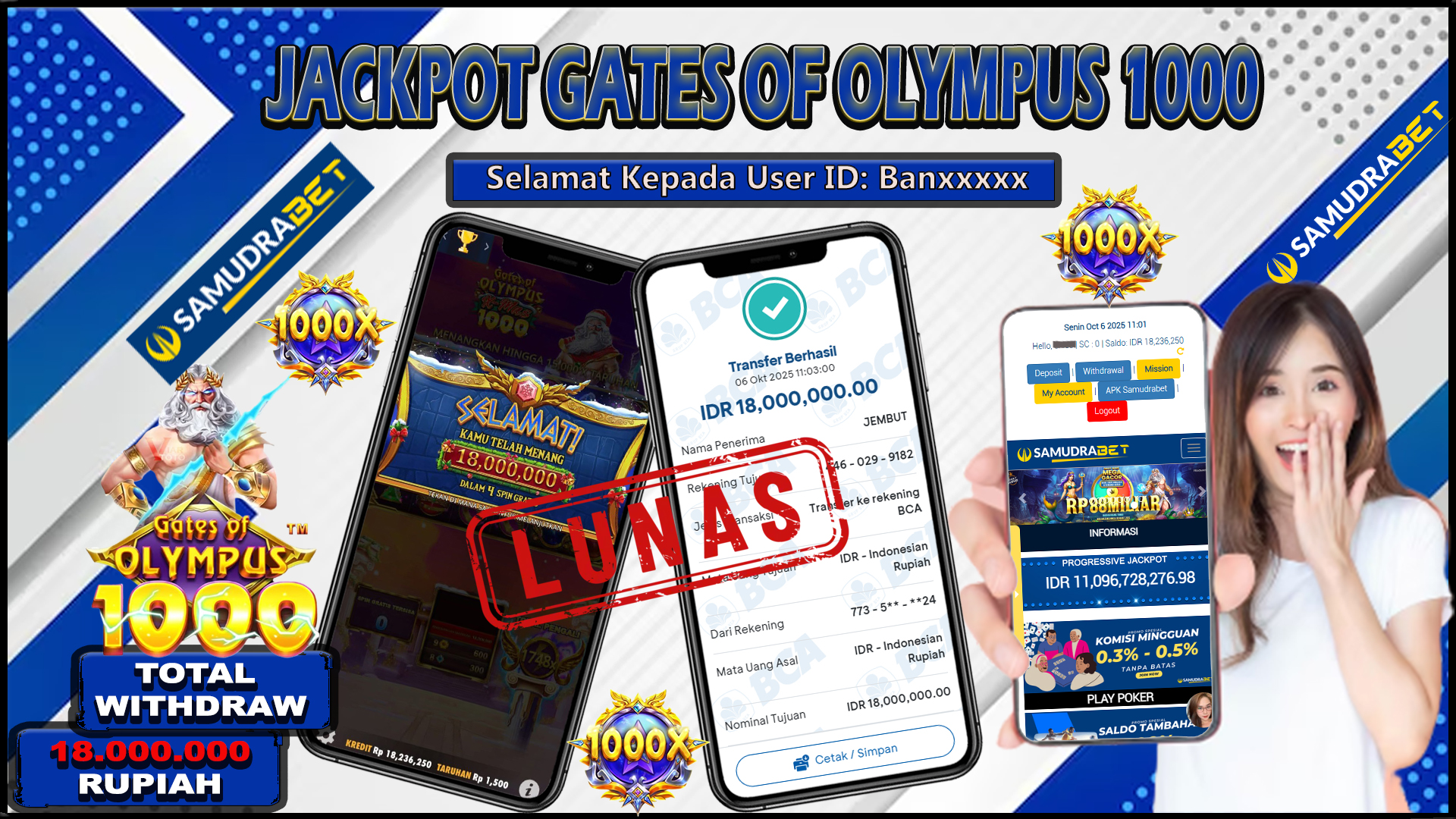 Samudrabet Jackpot Slot Rp 18.000.000 ~ Lunas