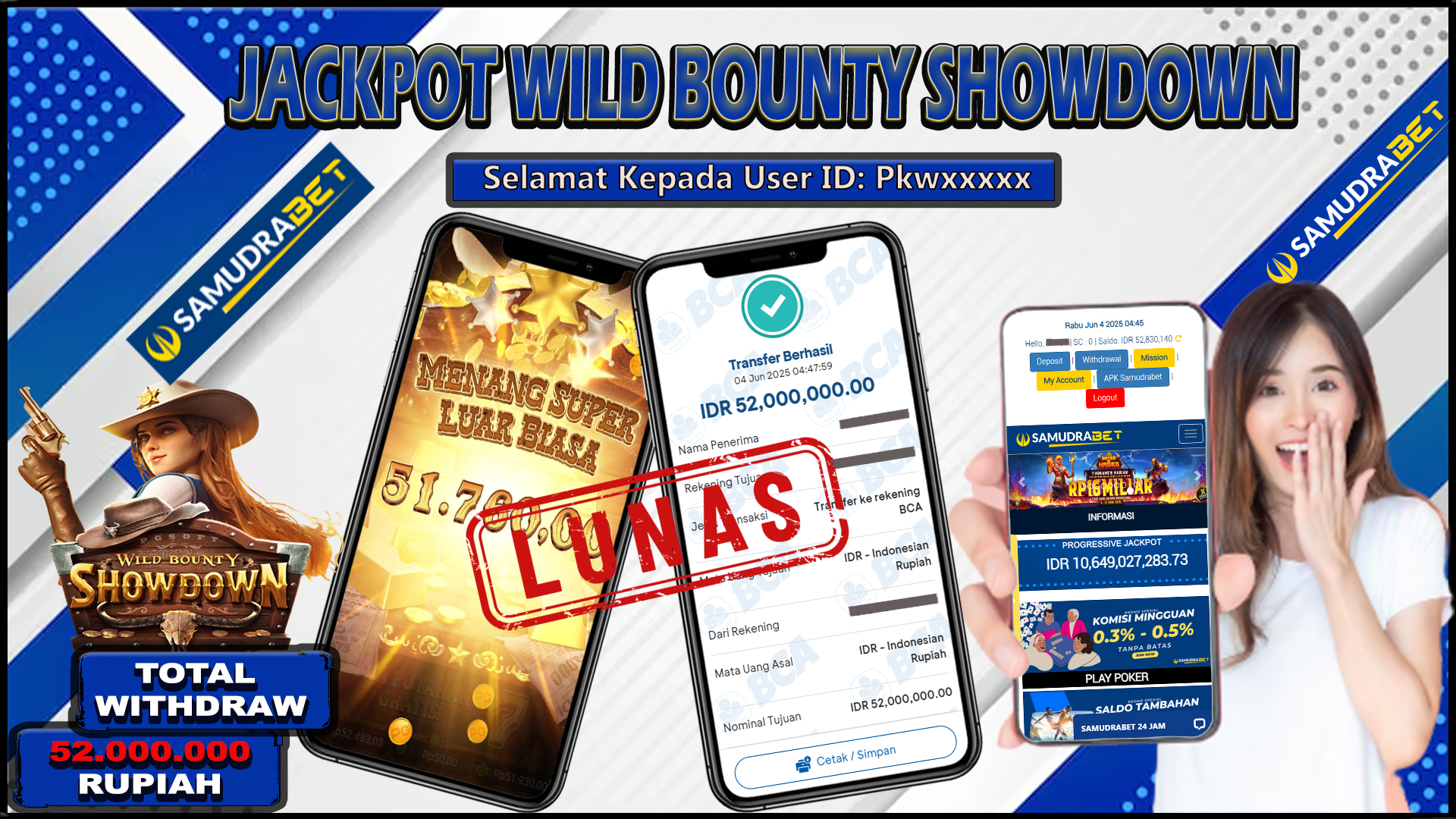 Samudrabet Jackpot Slot Rp 52.000.000 ~ Lunas
