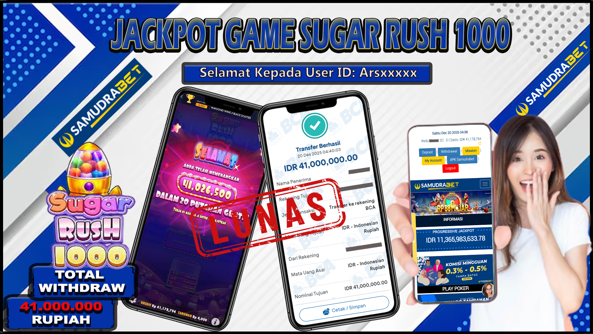 Samudrabet Jackpot Slot Rp 41.000.000 ~ Lunas