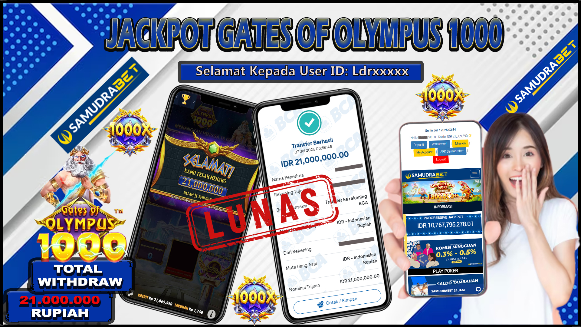 Samudrabet Jackpot Slot Rp 21.000.000 ~ Lunas