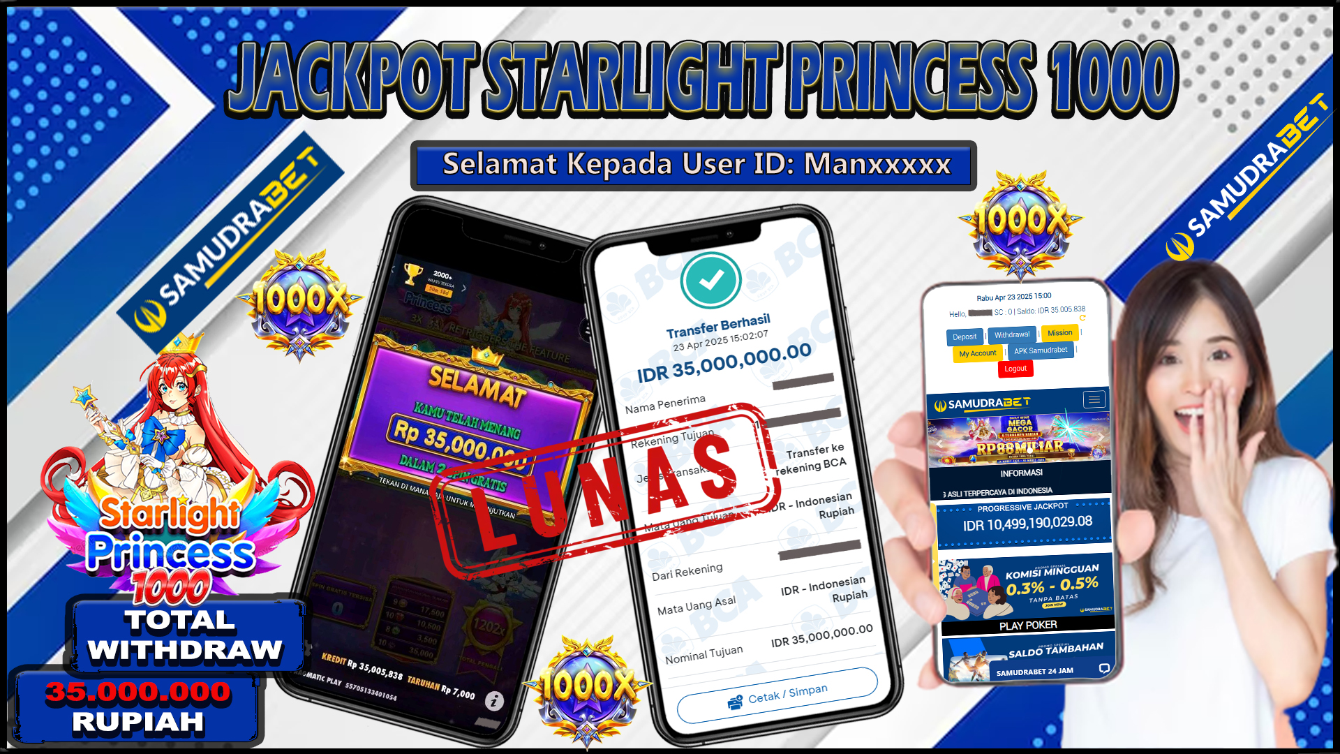 Samudrabet Jackpot Slot Rp 35.000.000 ~ Lunas