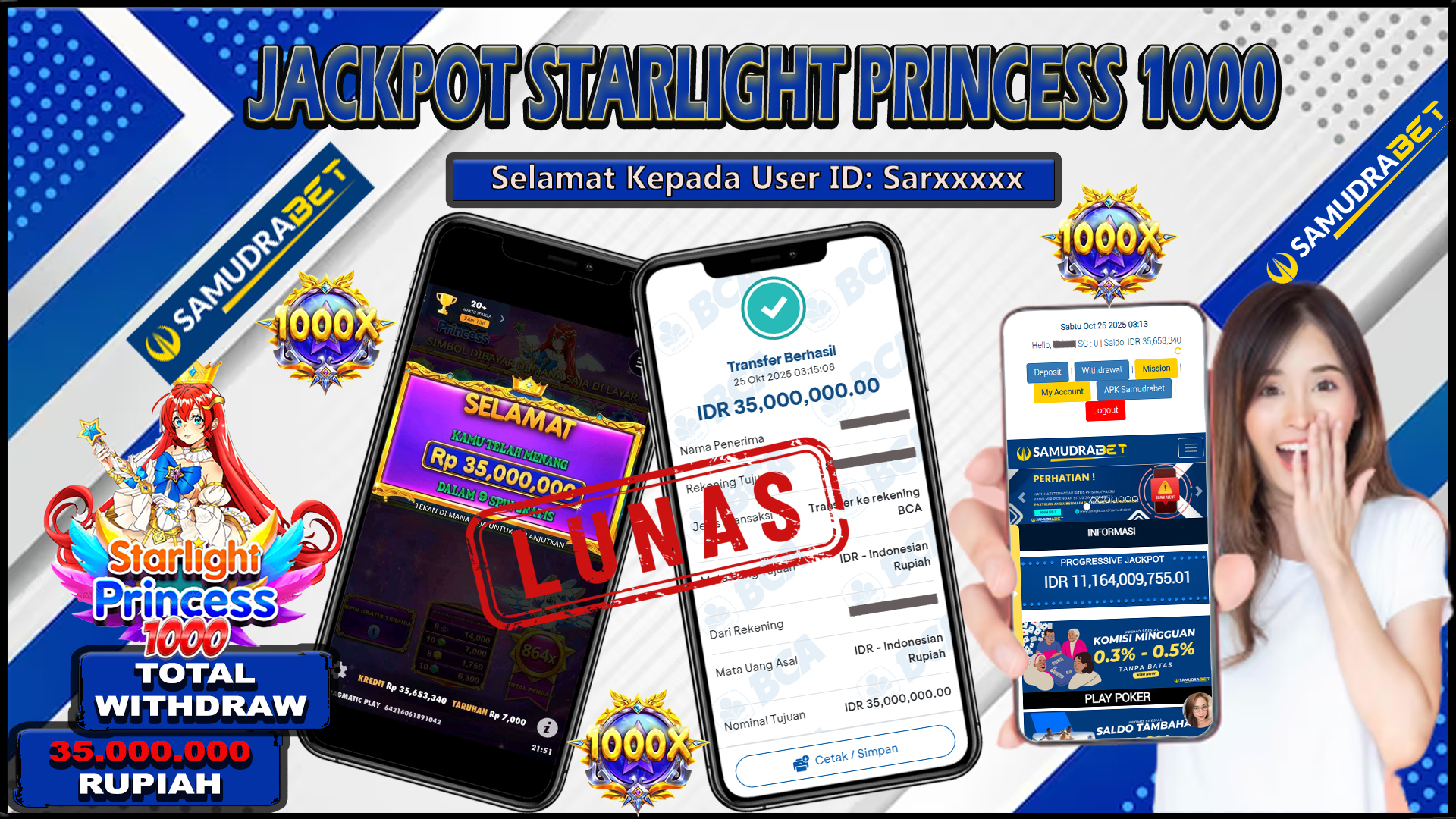 Samudrabet Jackpot Slot Rp 35.000.000 ~ Lunas