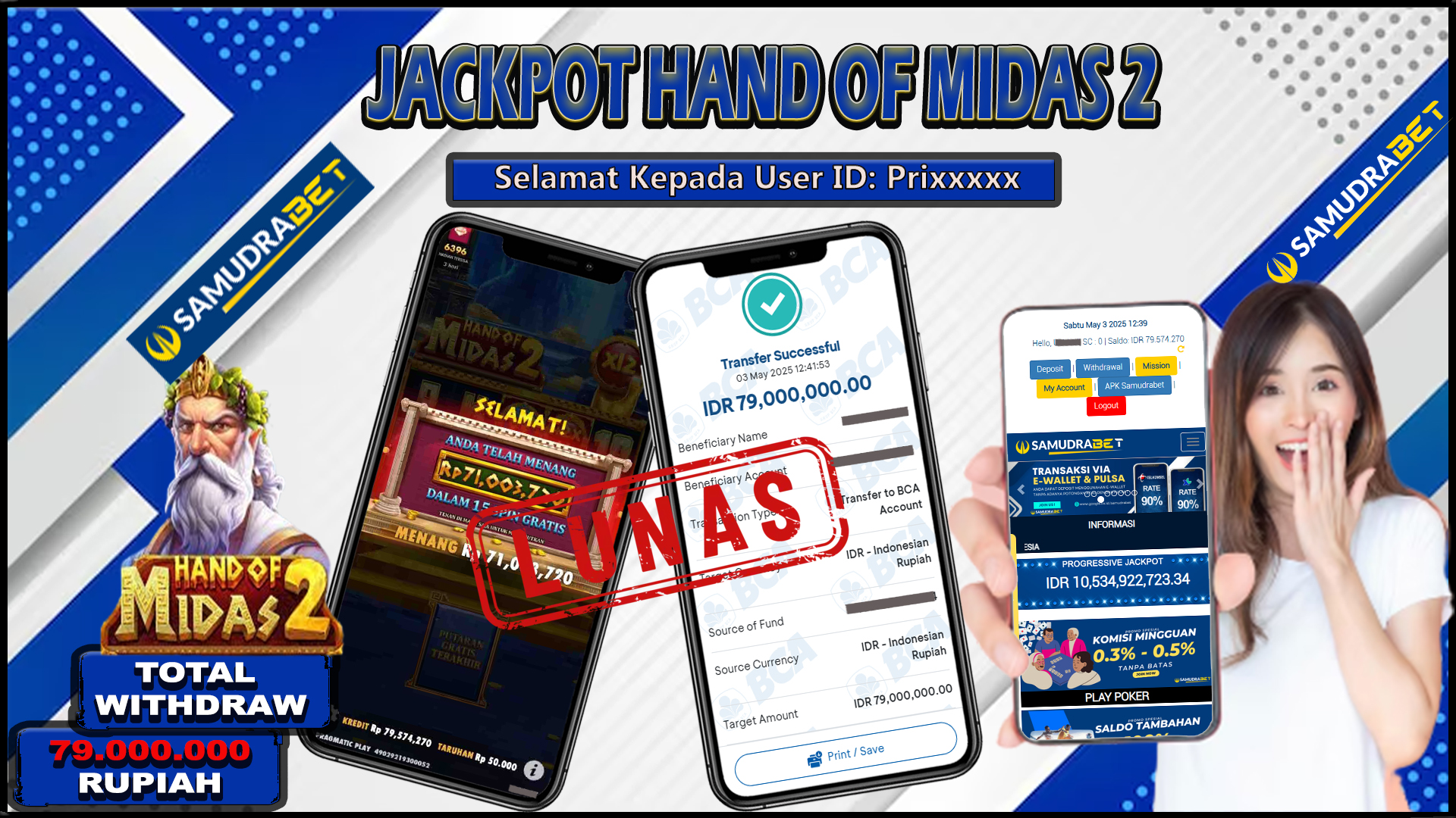 Samudrabet Jackpot Slot Rp 79.000.000 ~ Lunas