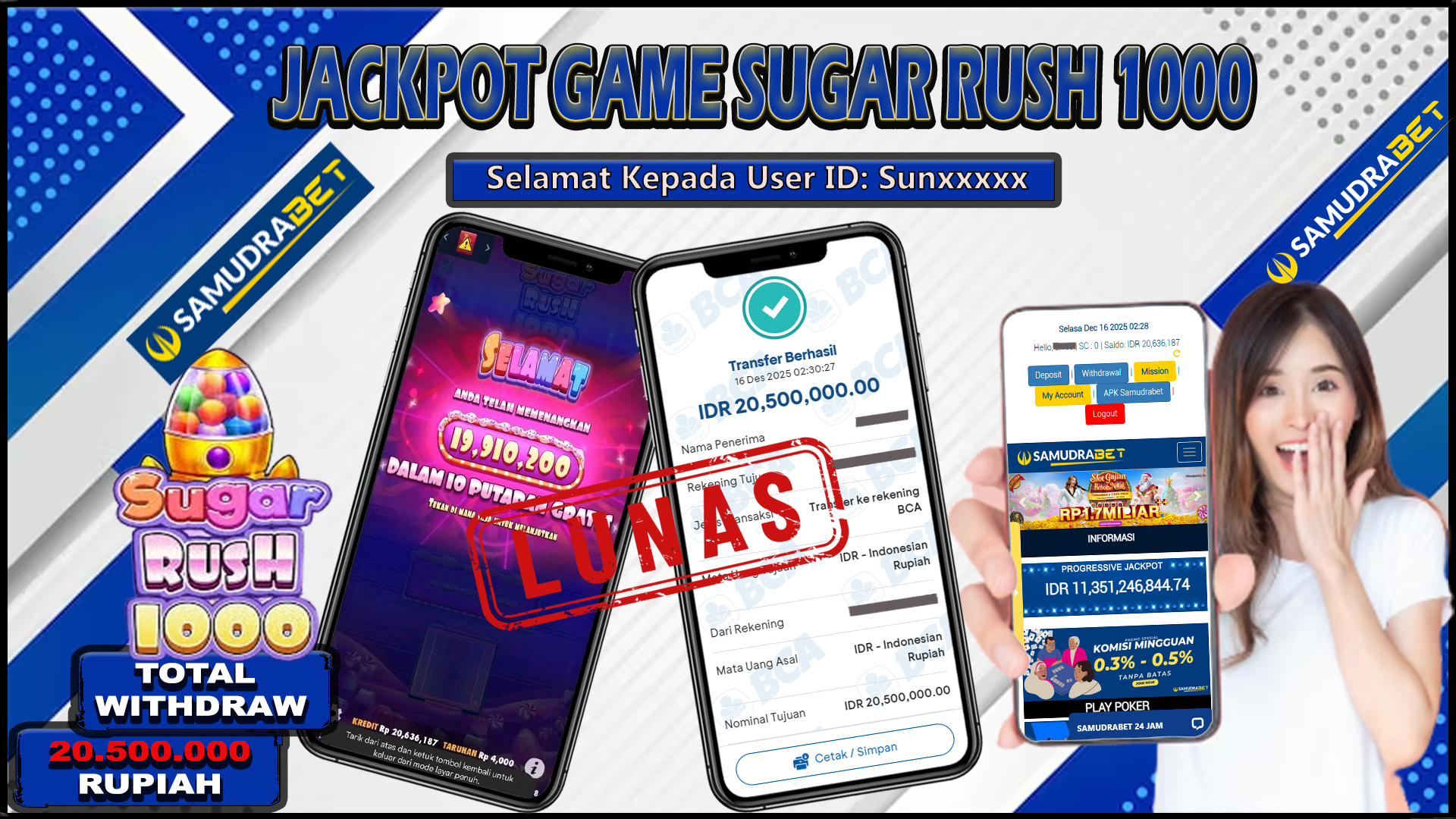 Samudrabet Jackpot Slot Rp 20.500.000 ~ Lunas