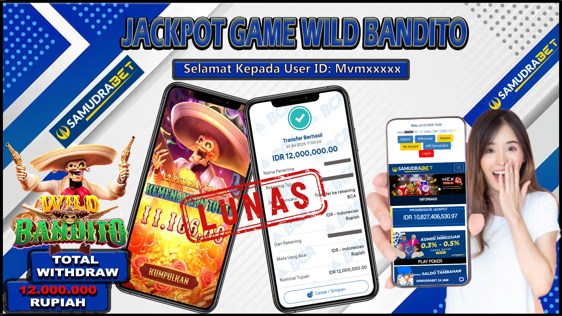 Samudrabet Jackpot Slot Rp 12.000.000 ~ Lunas