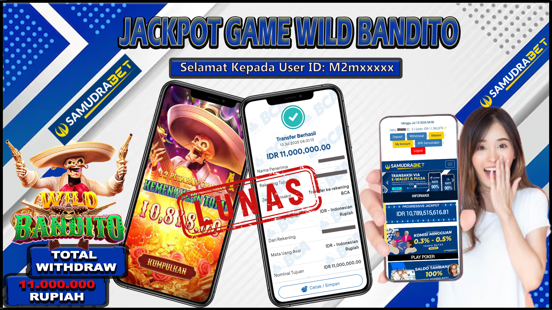 Samudrabet Jackpot Slot Rp 11.000.000 ~ Lunas