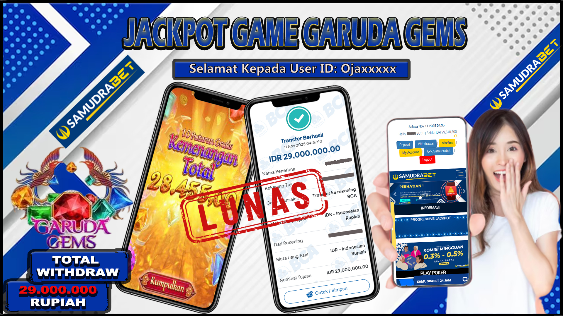 Samudrabet Jackpot Slot Rp 29.000.000 ~ Lunas