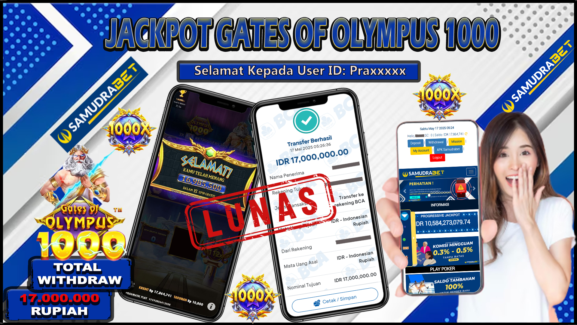 Samudrabet Jackpot Slot Rp 17.000.000 ~ Lunas