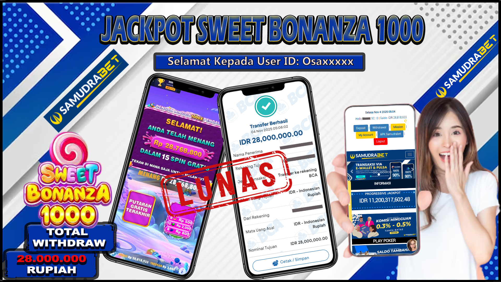 Samudrabet Jackpot Slot Rp 28.000.000 ~ Lunas