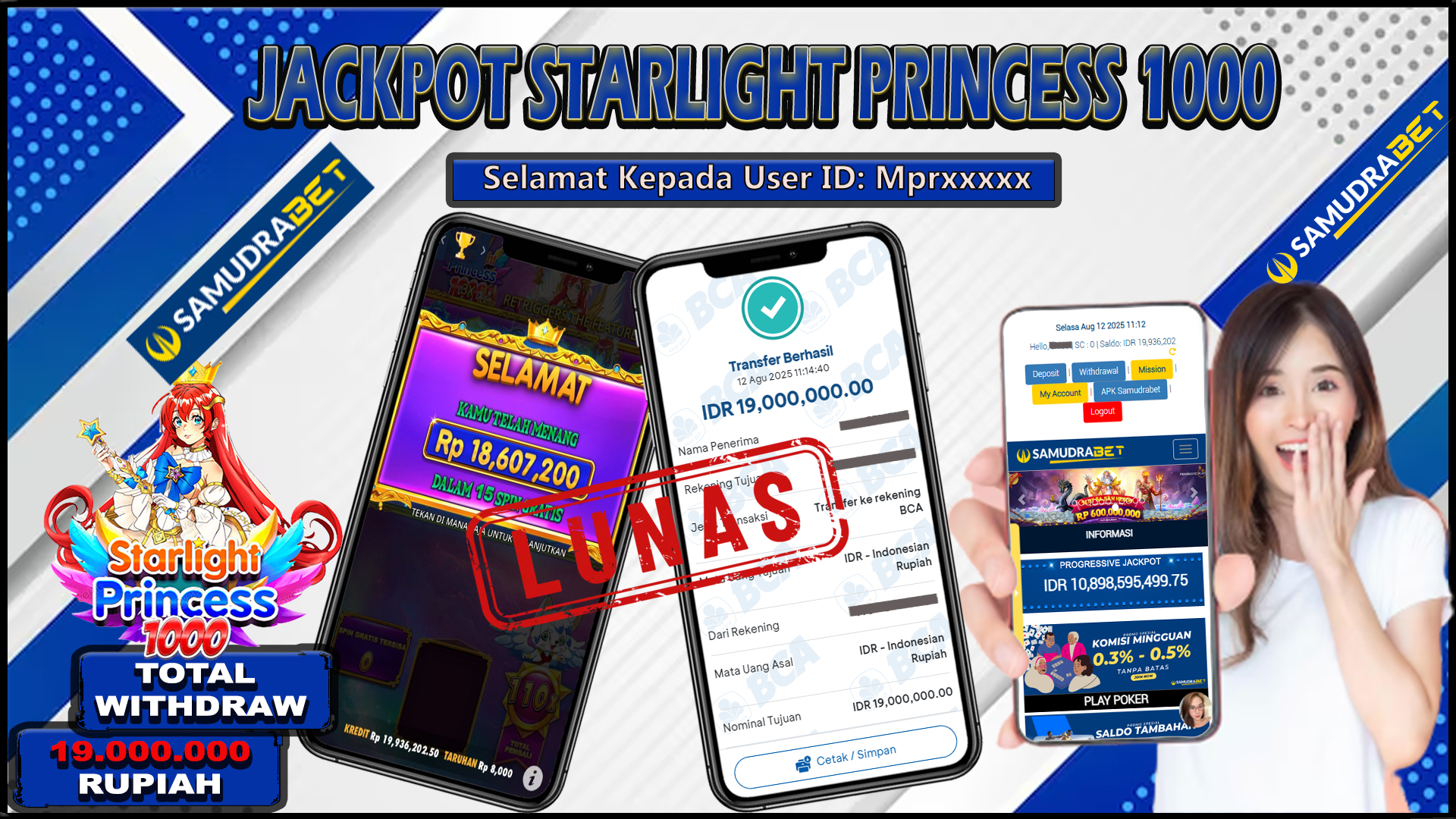 Samudrabet Jackpot Slot Rp 19.000.000 ~ Lunas