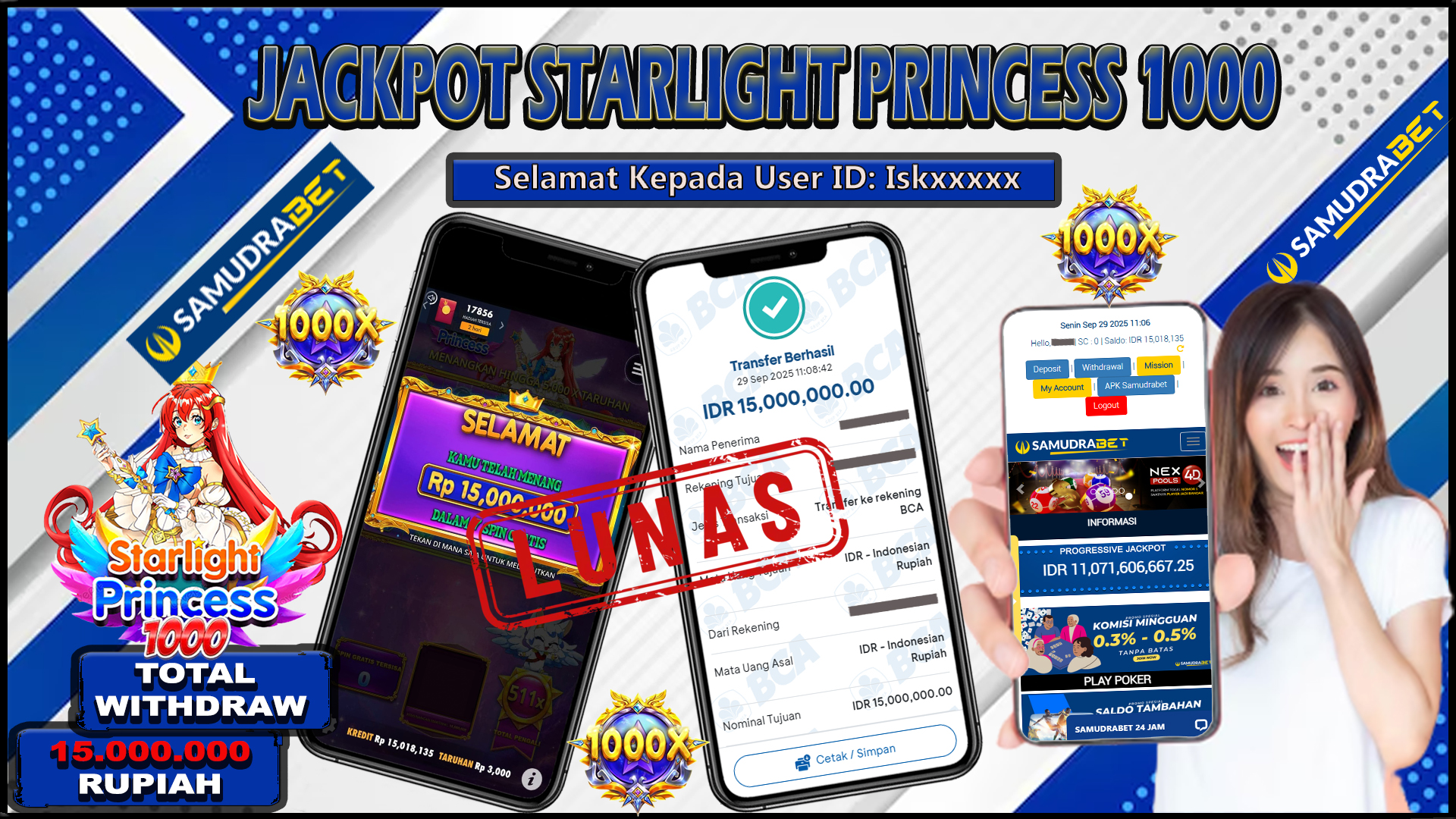 Samudrabet Jackpot Slot Rp 15.000.000 ~ Lunas