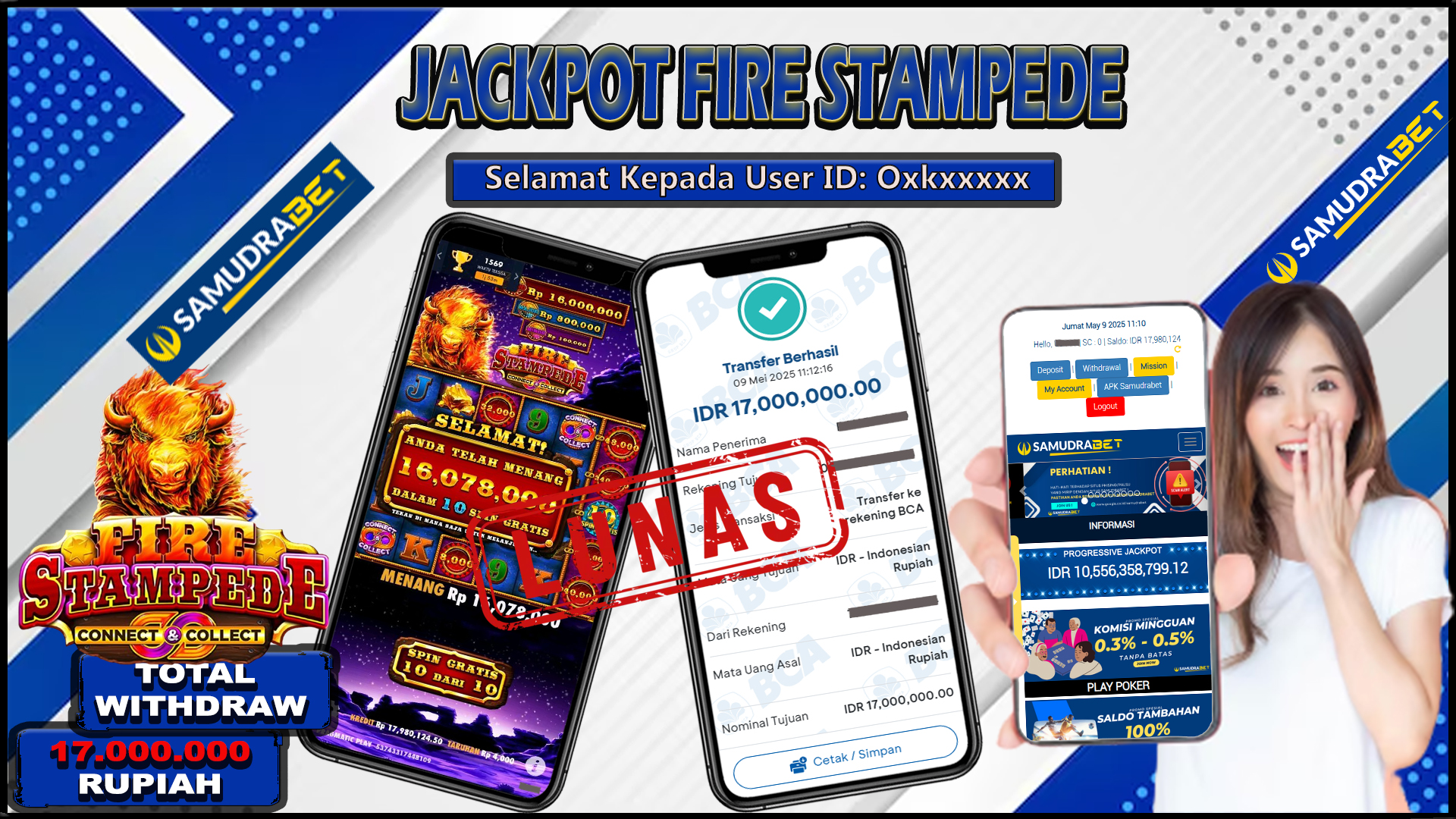 Samudrabet Jackpot Slot Rp 17.000.000 ~ Lunas