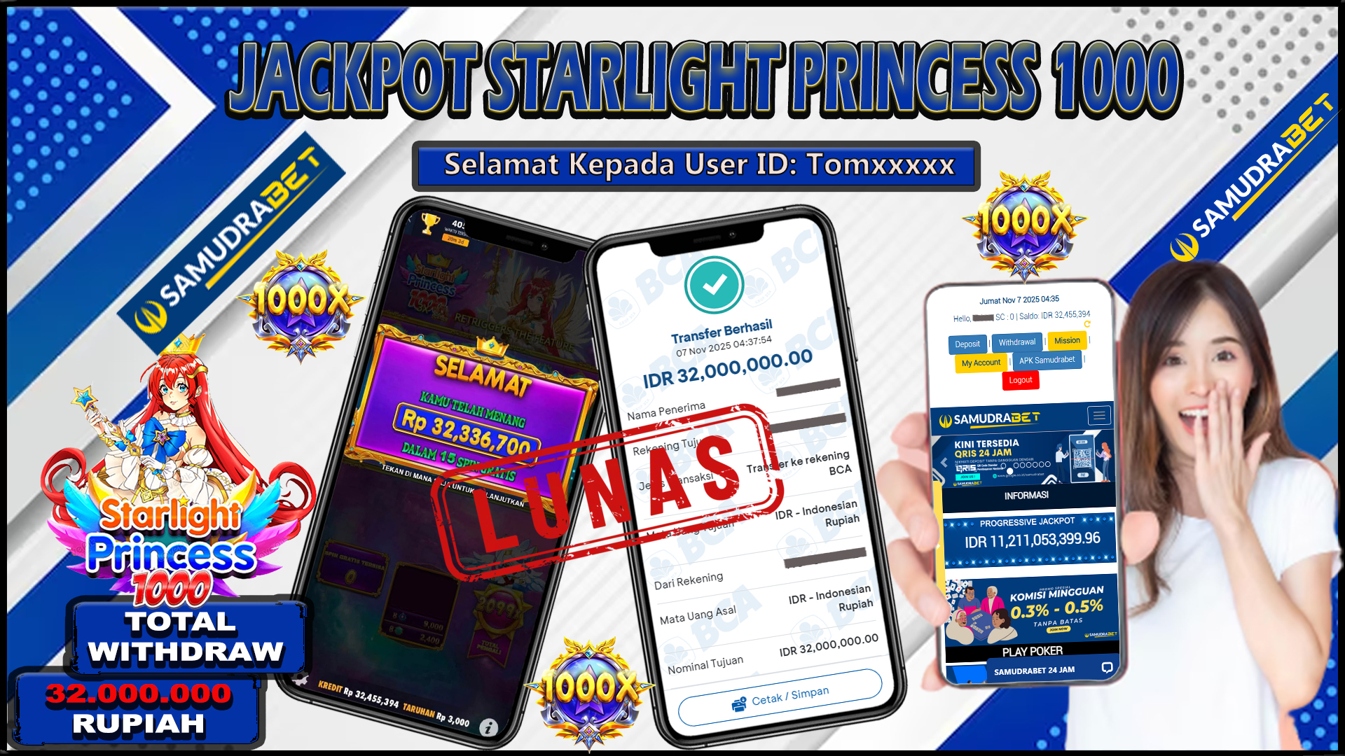 Samudrabet Jackpot Slot Rp 32.000.000 ~ Lunas
