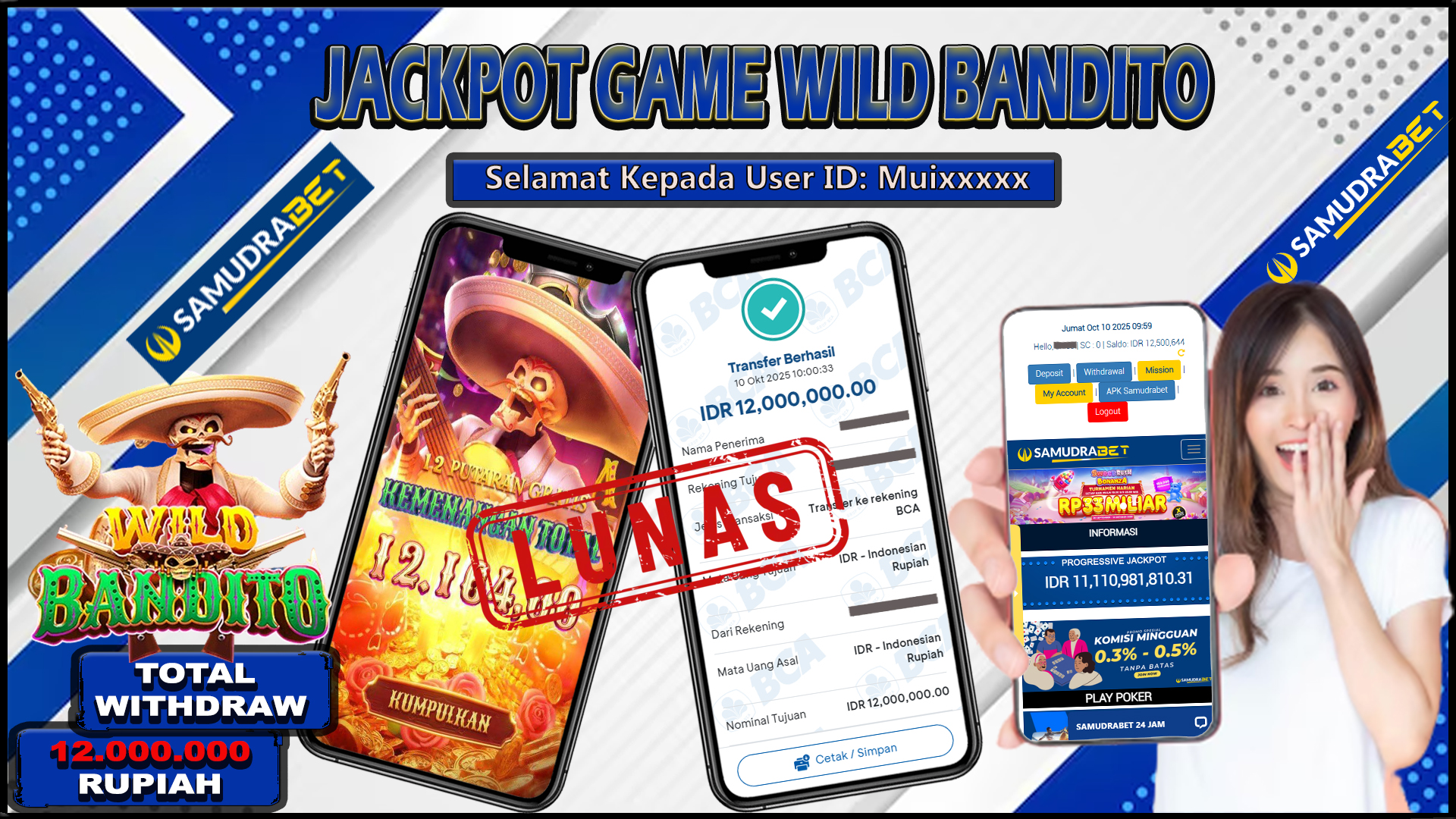 Samudrabet Jackpot Slot Rp 12.000.000 ~ Lunas