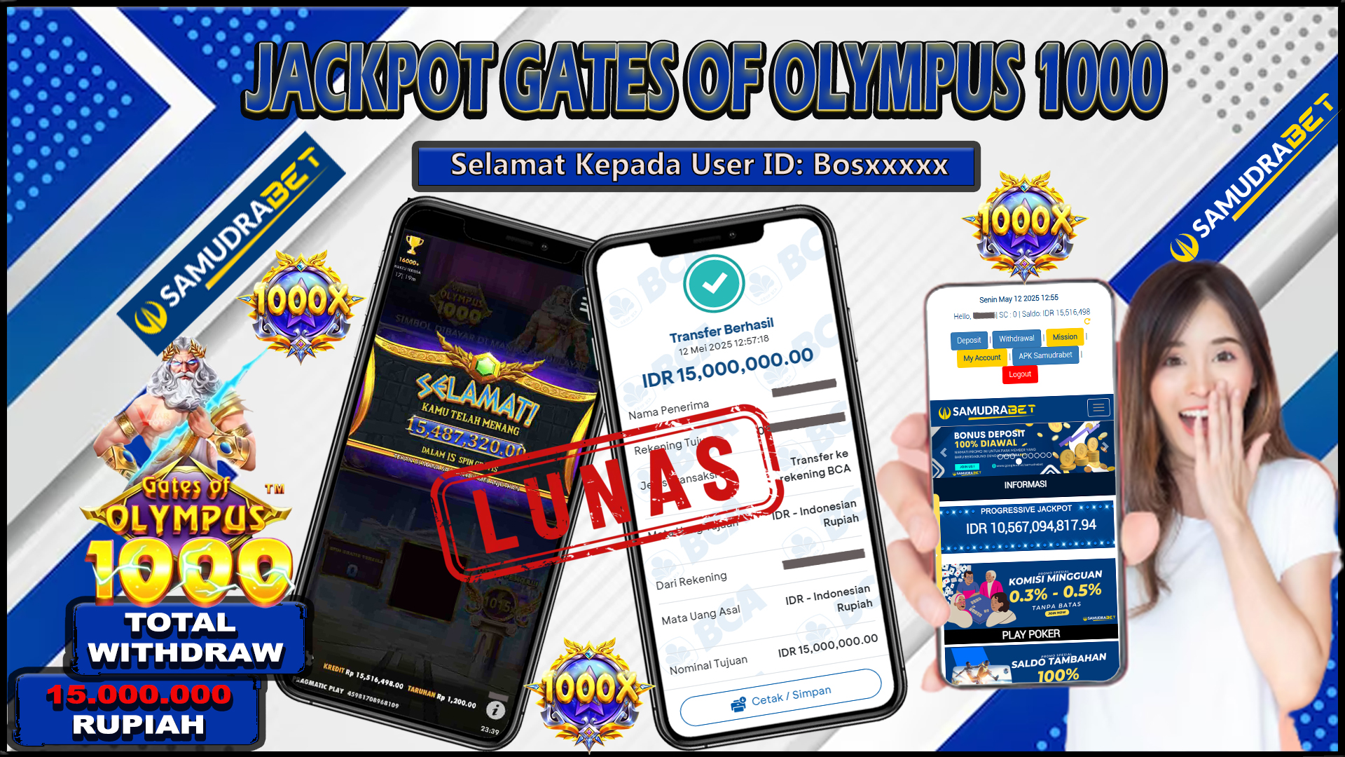 Samudrabet Jackpot Slot Rp 15.000.000 ~ Lunas