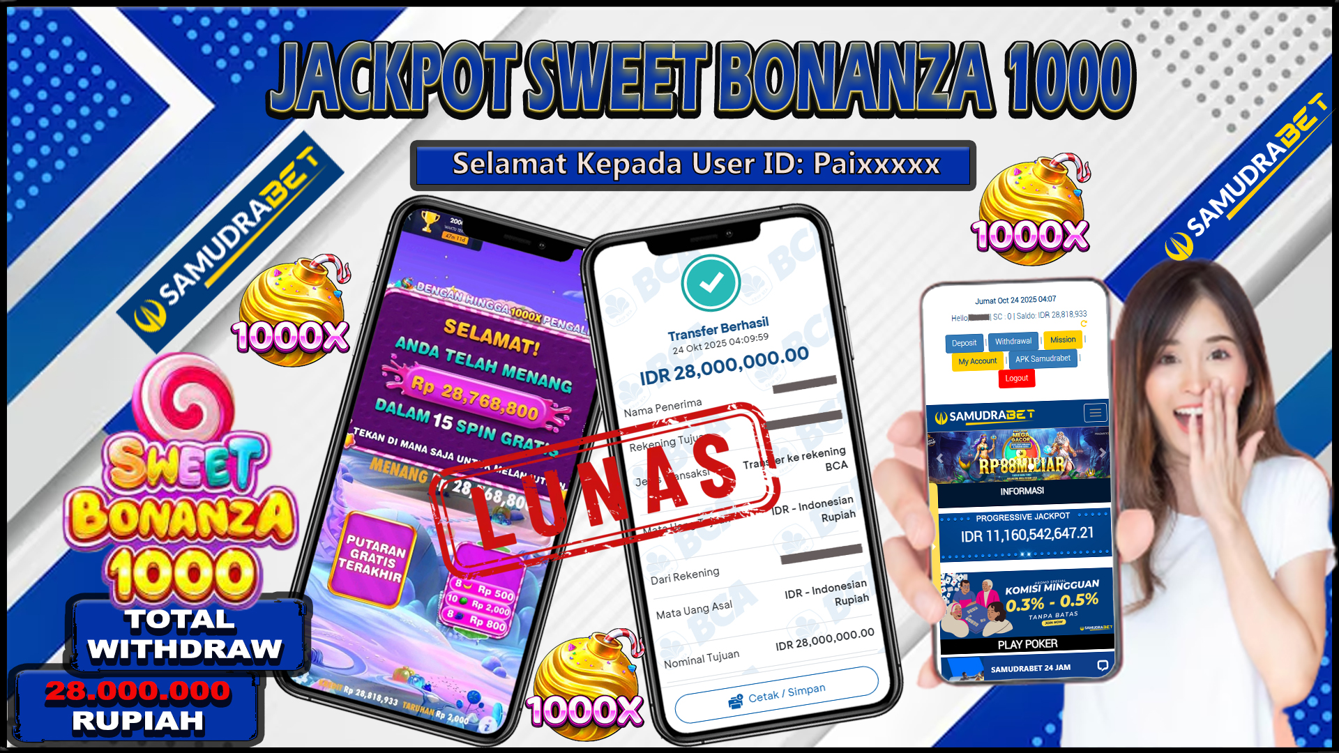 Samudrabet Jackpot Slot Rp 28.000.000 ~ Lunas