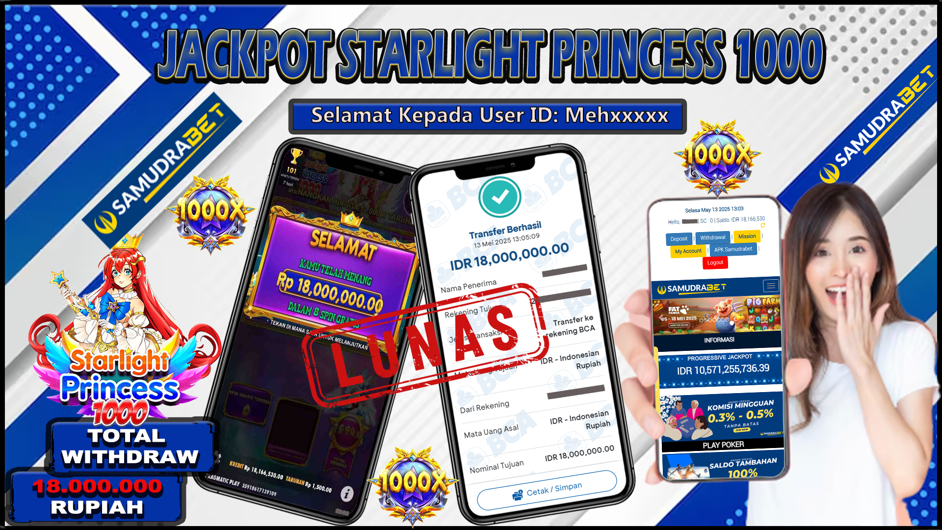 Samudrabet Jackpot Slot Rp 18.000.000 ~ Lunas