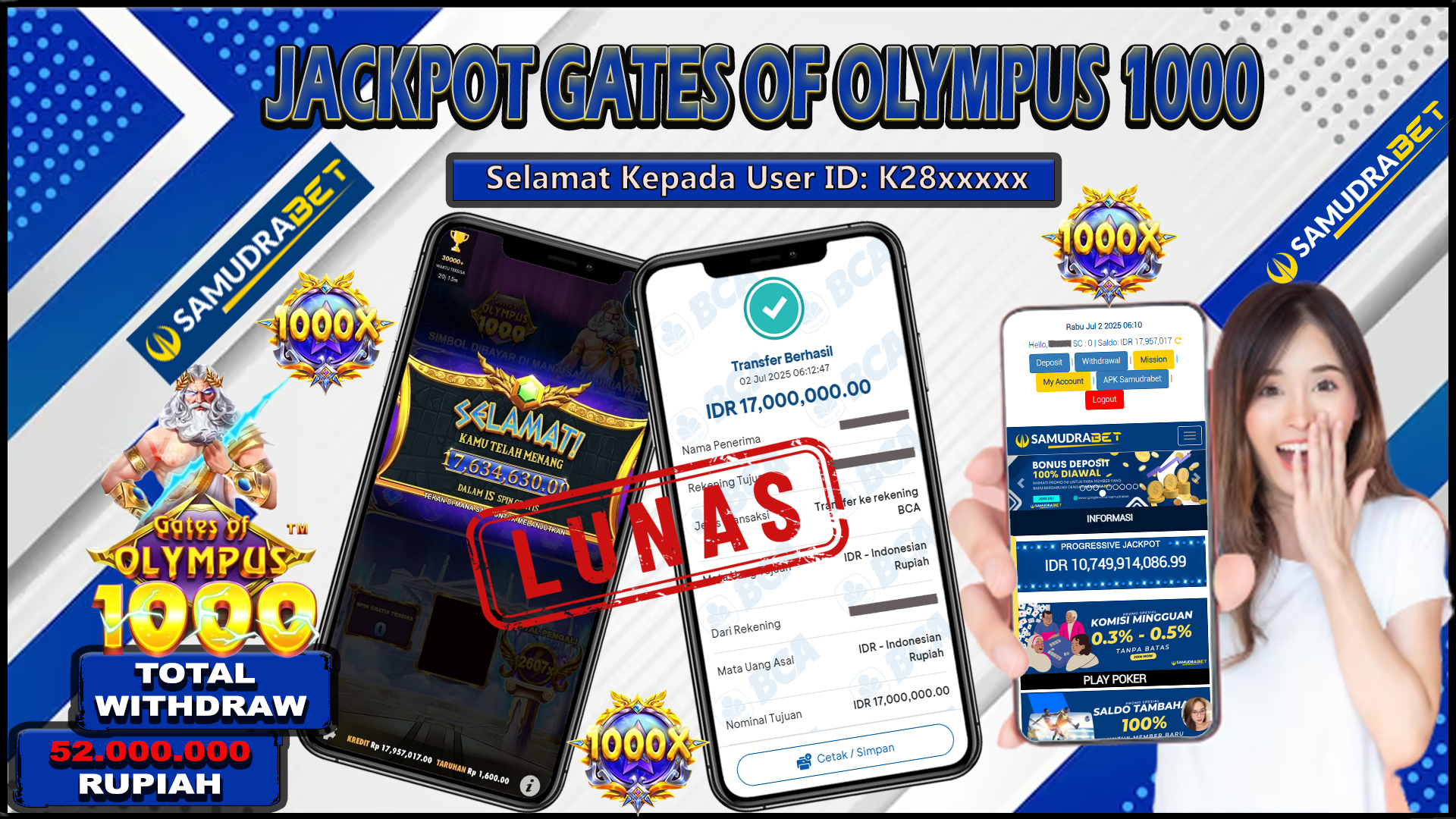 Samudrabet Jackpot Slot Rp 17.000.000 ~ Lunas