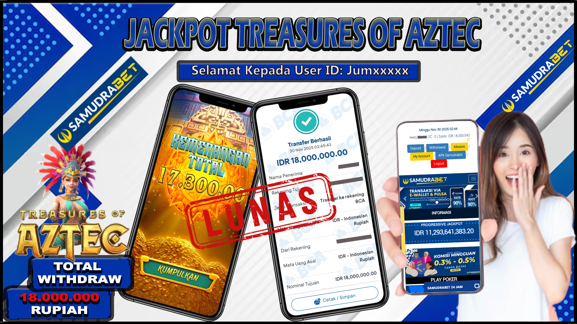 Samudrabet Jackpot Slot Rp 18.000.000 ~ Lunas