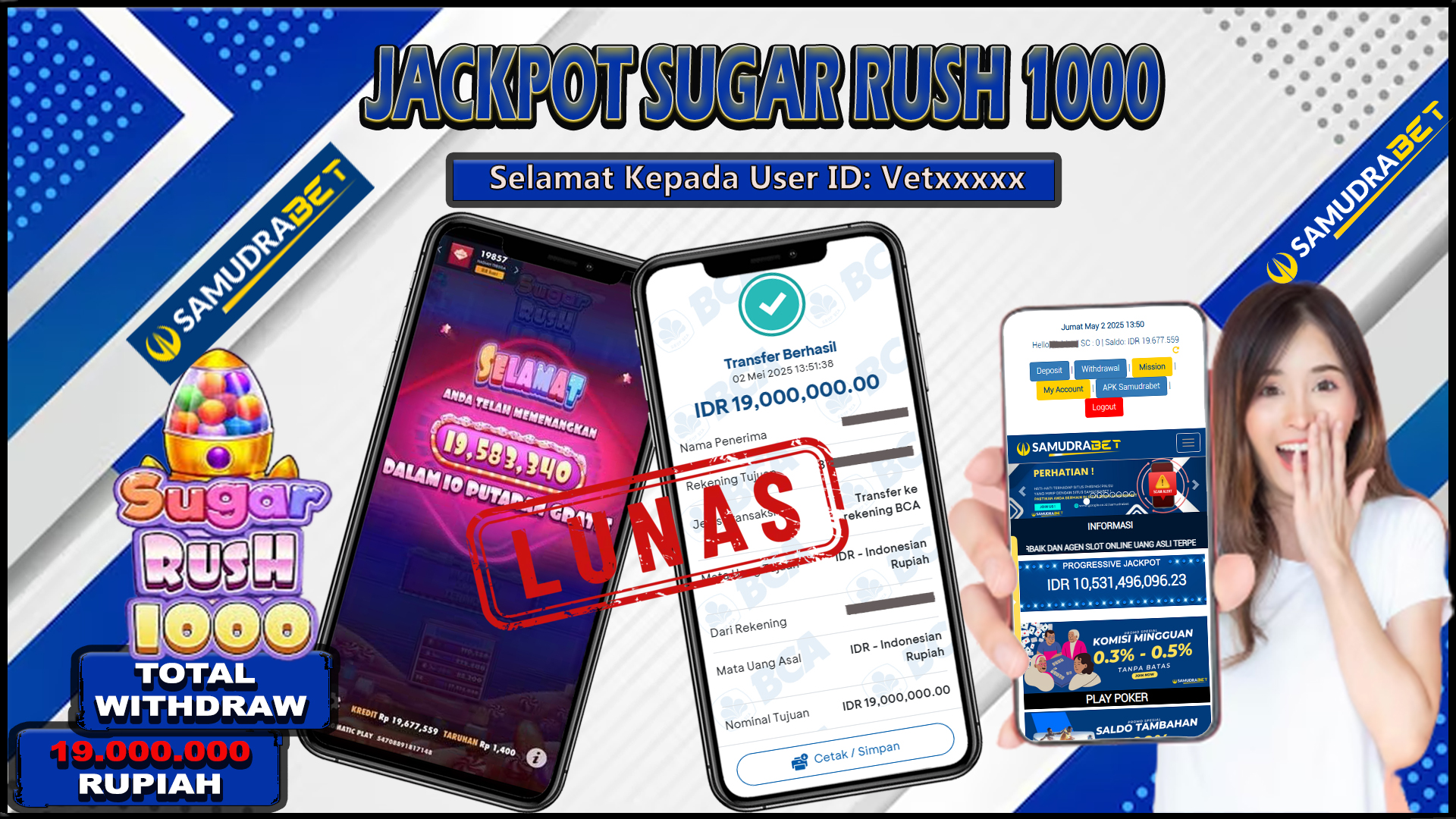 Samudrabet Jackpot Slot Rp 19.000.000 ~ Lunas
