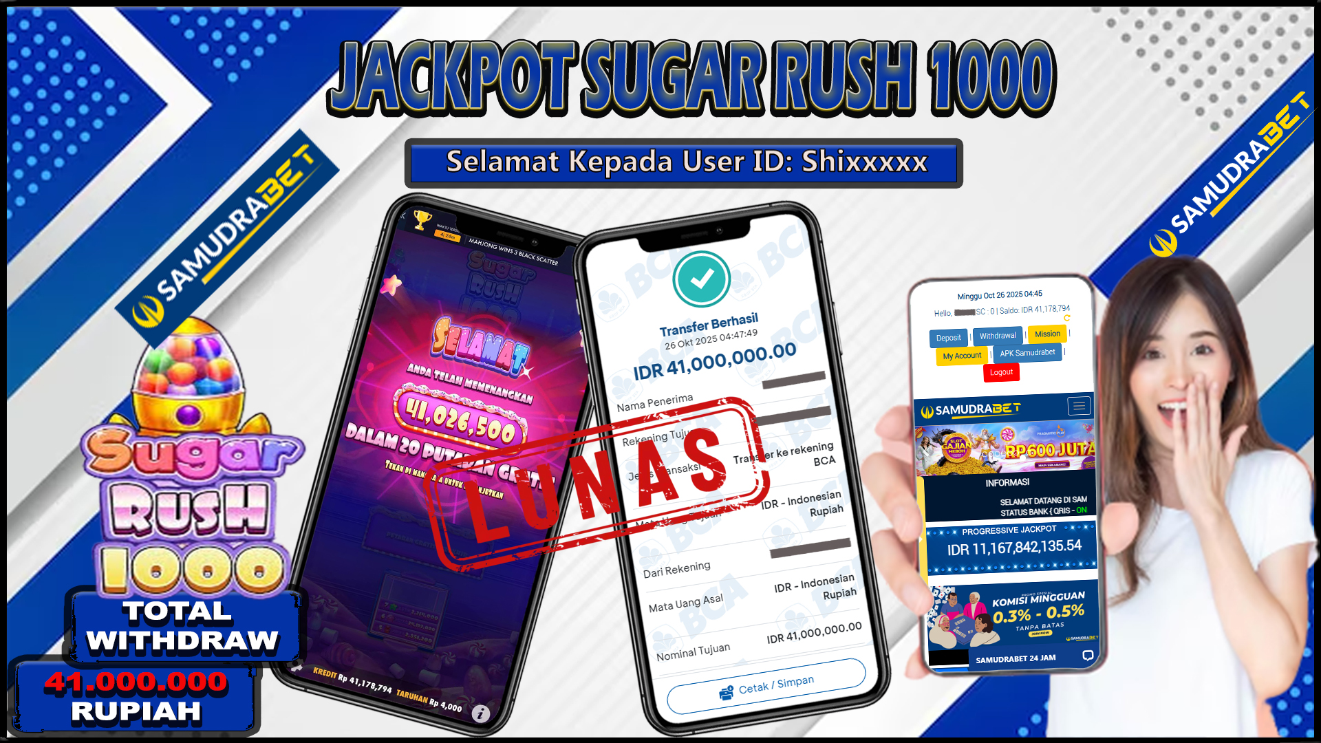 Samudrabet Jackpot Slot Rp 41.000.000 ~ Lunas