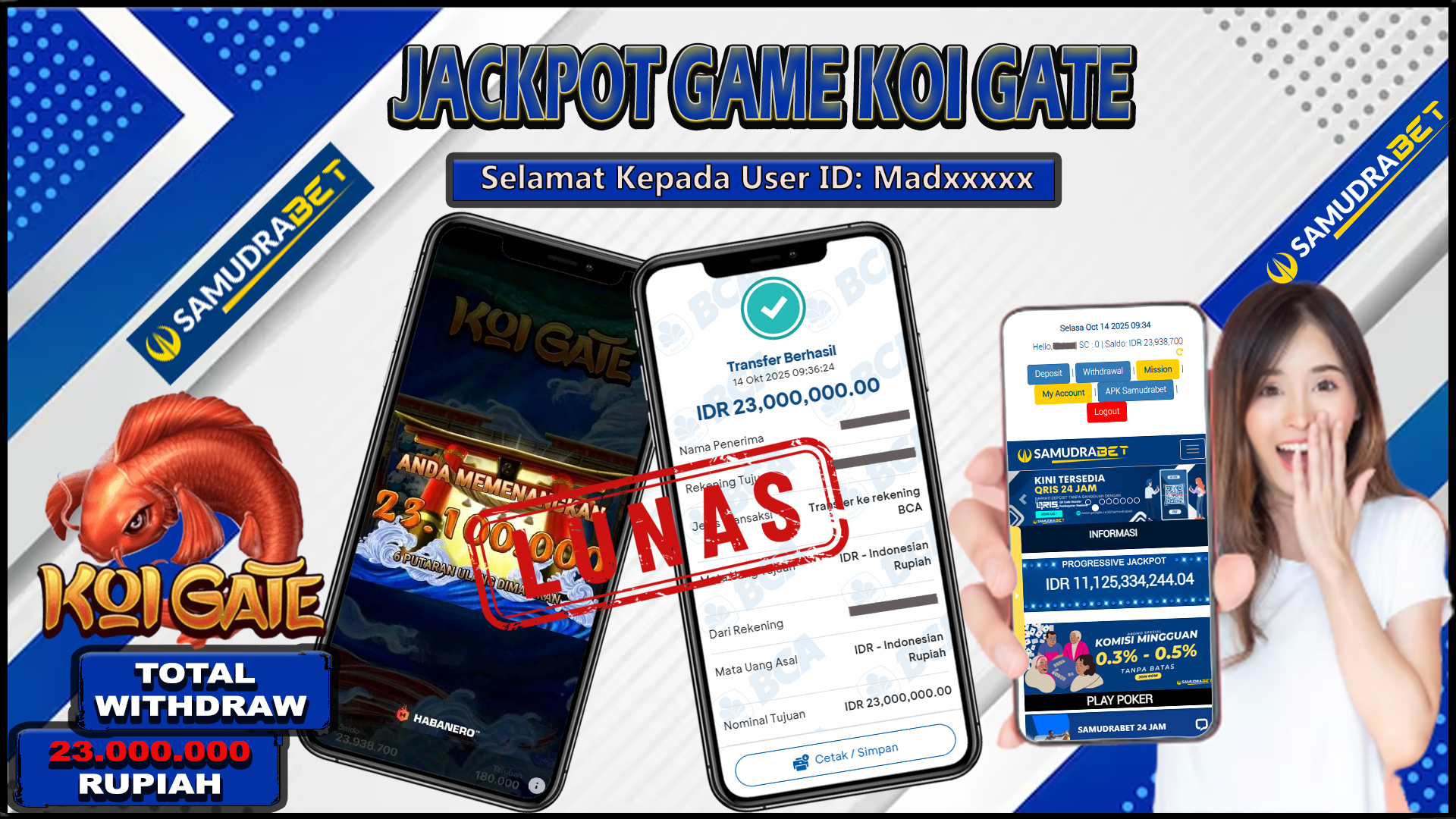 Samudrabet Jackpot Slot Rp 23.000.000 ~ Lunas