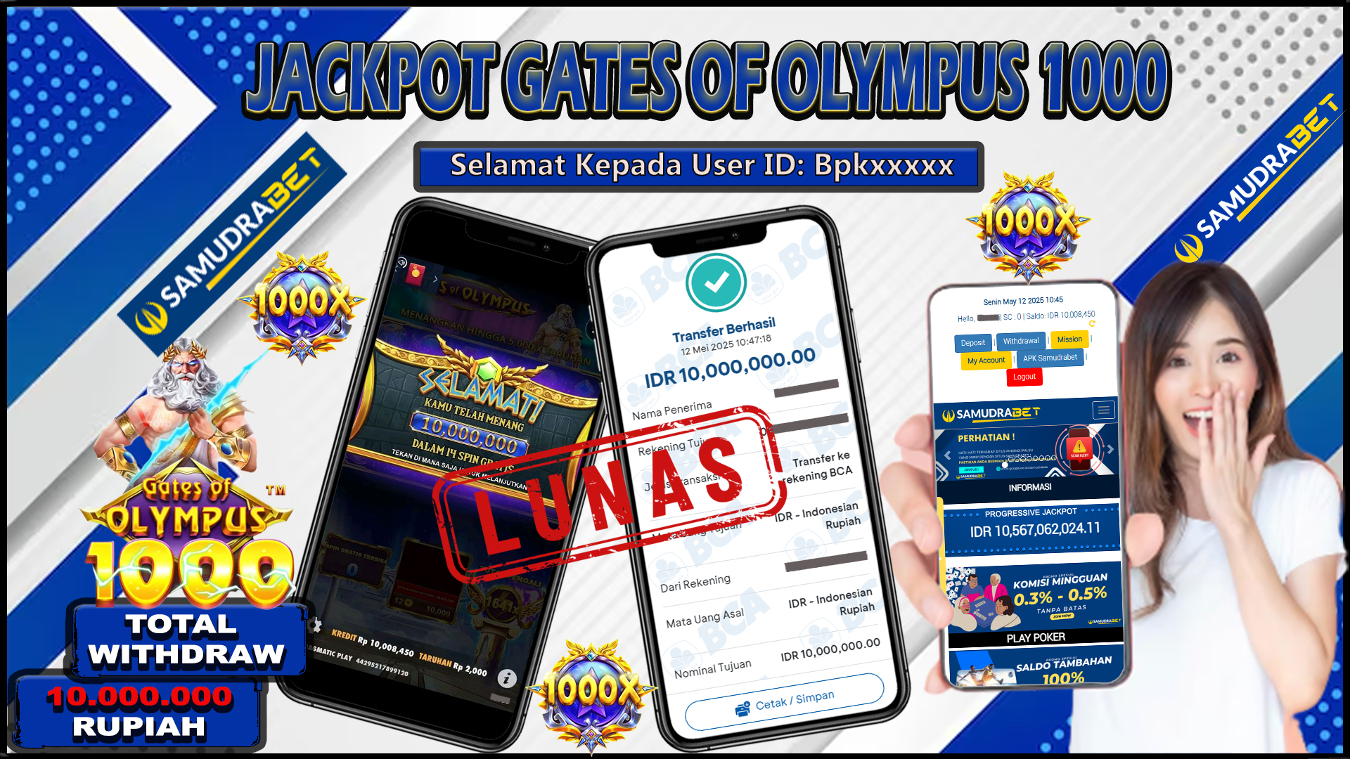 Samudrabet Jackpot Slot Rp 10.000.000 ~ Lunas