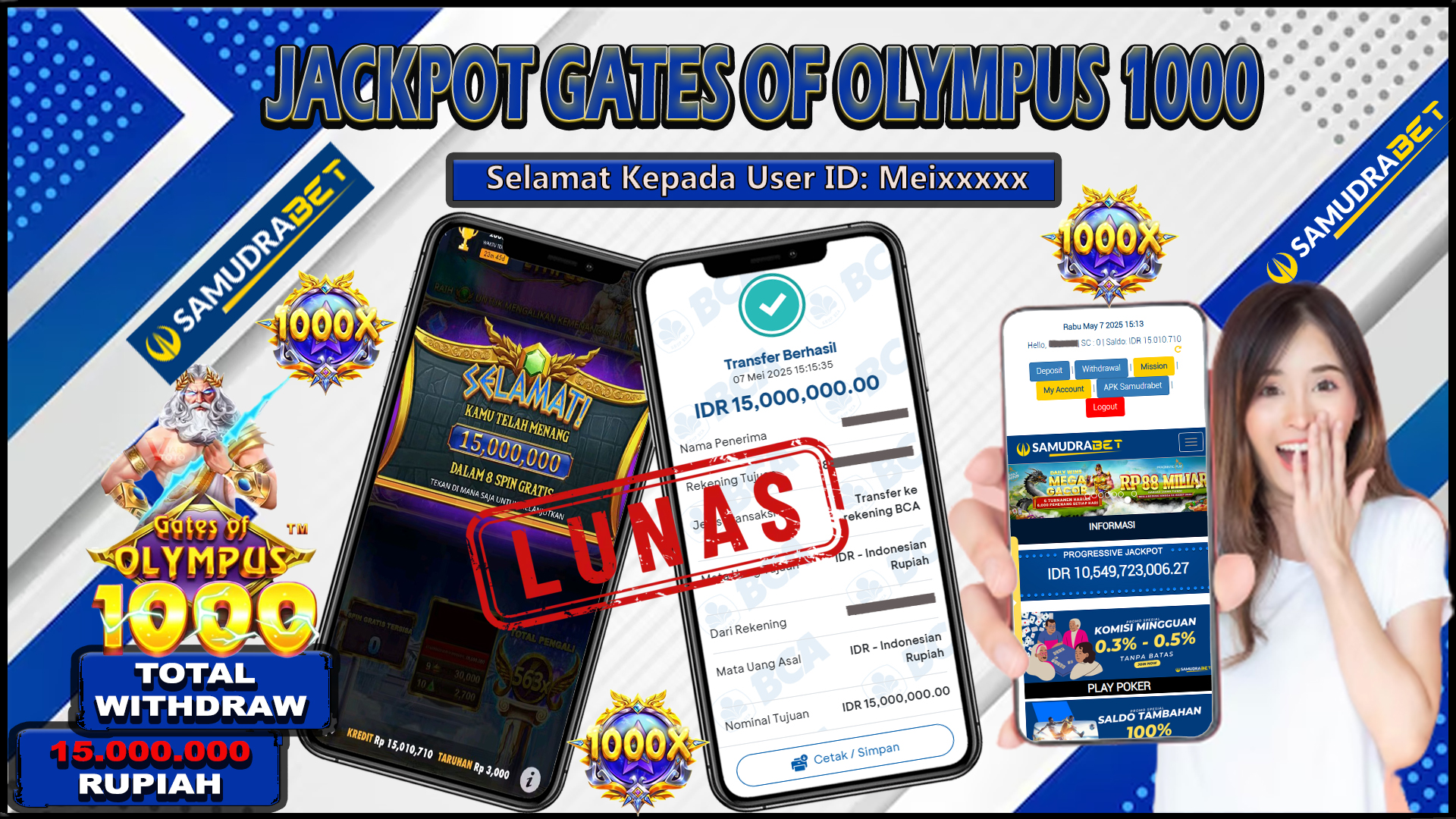 Samudrabet Jackpot Slot Rp 15.000.000 ~ Lunas