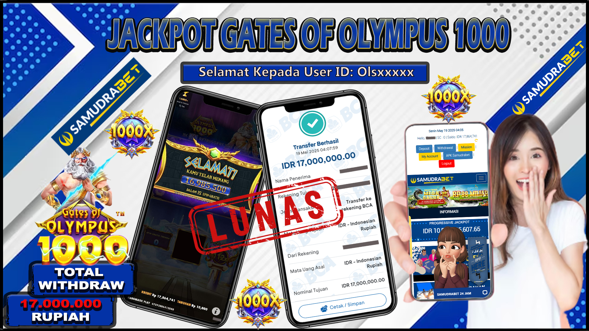 Samudrabet Jackpot Slot Rp 17.000.000 ~ Lunas