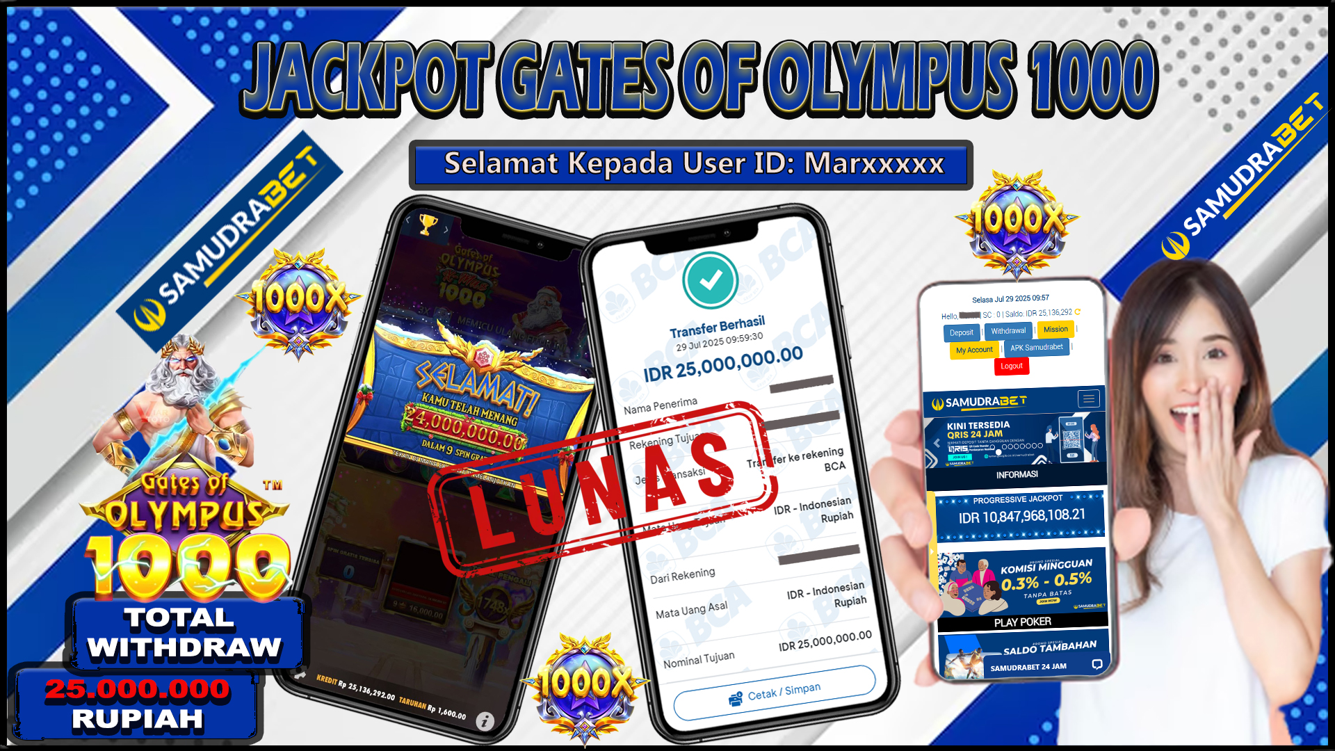 Samudrabet Jackpot Slot Rp 25.000.000 ~ Lunas