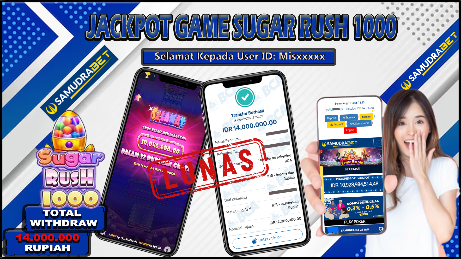 Samudrabet Jackpot Slot Rp 14.000.000 ~ Lunas