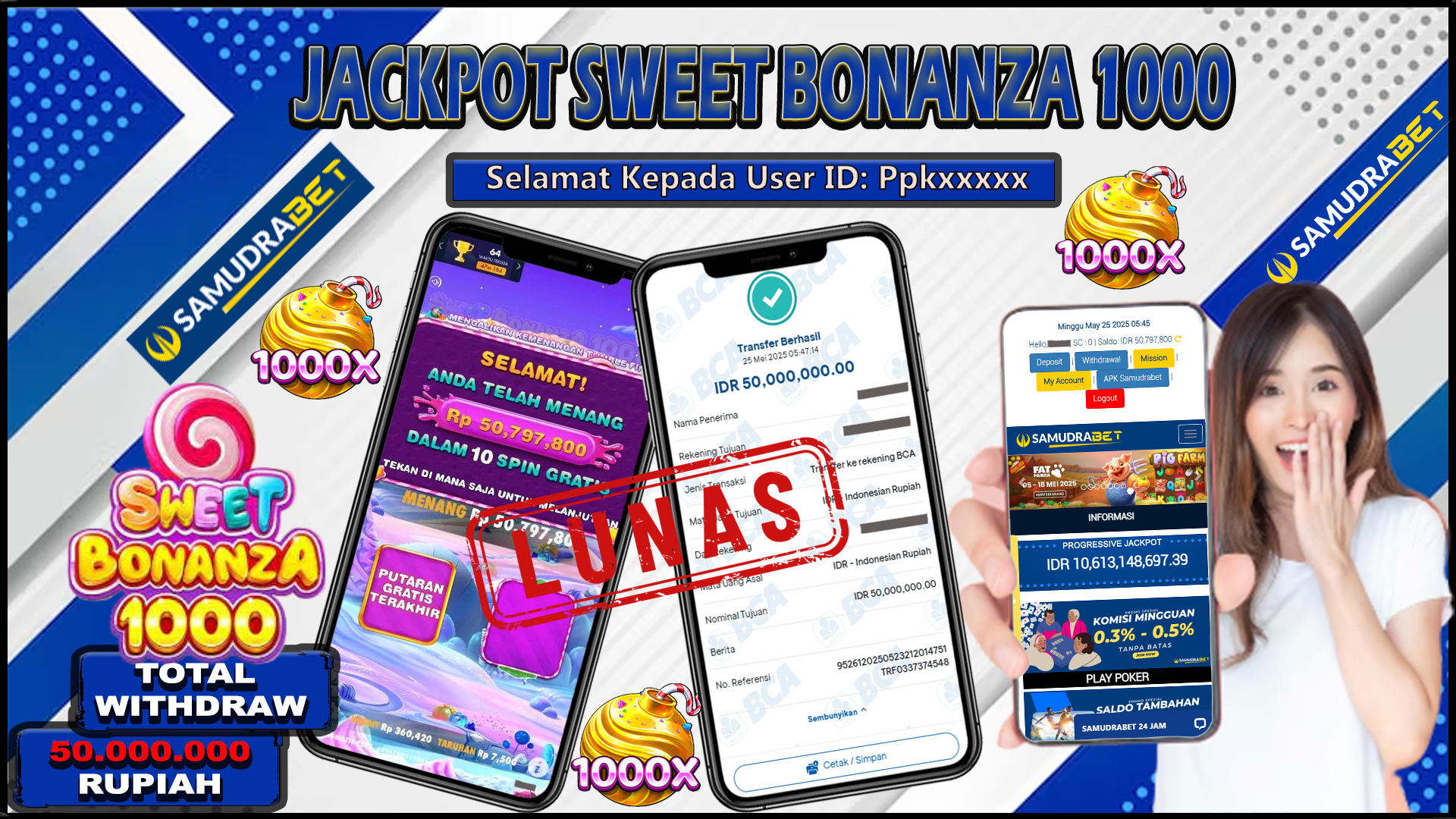 Samudrabet Jackpot Slot Rp 50.000.000 ~ Lunas