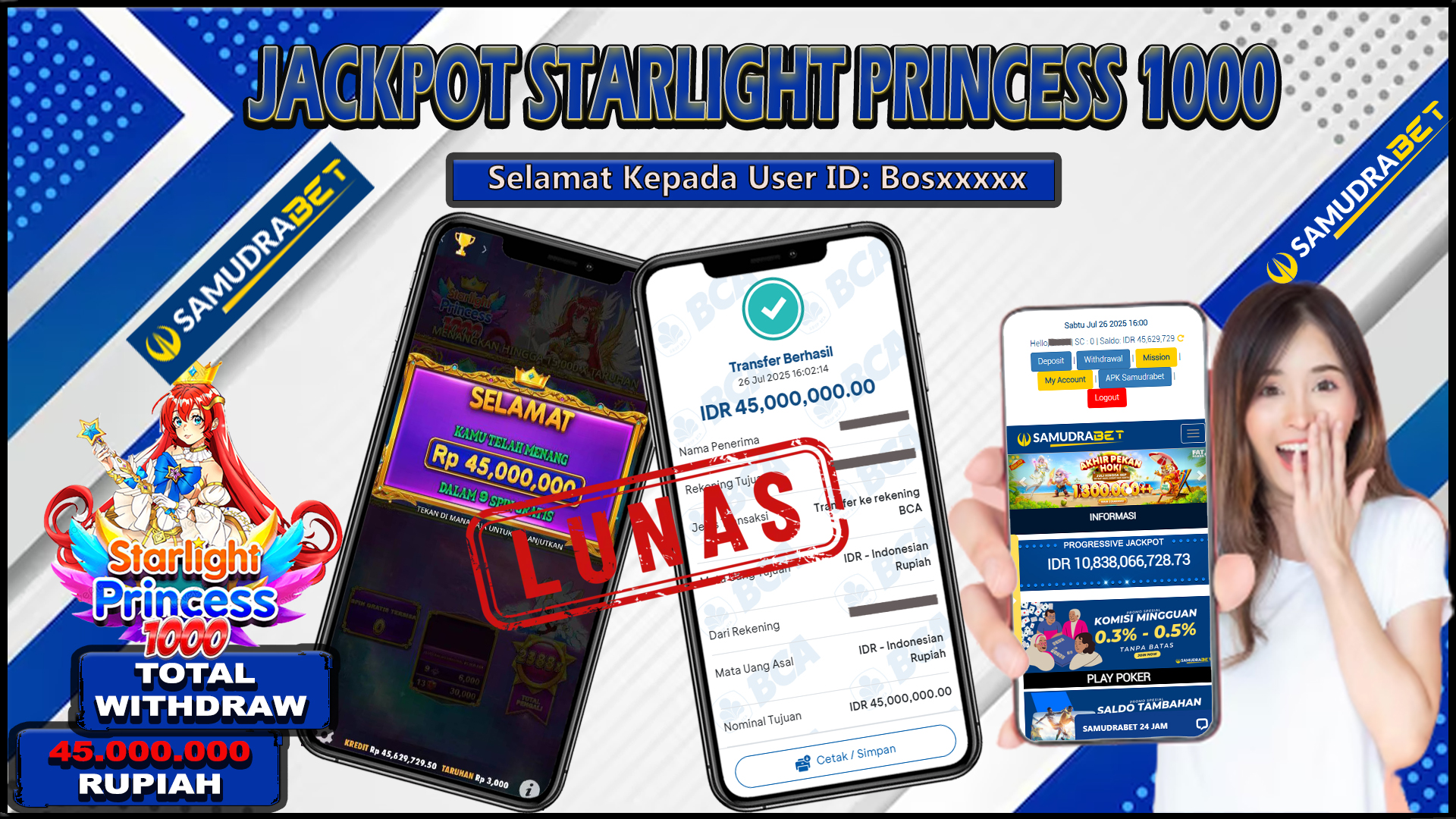 Samudrabet Jackpot Slot Rp 45.000.000 ~ Lunas