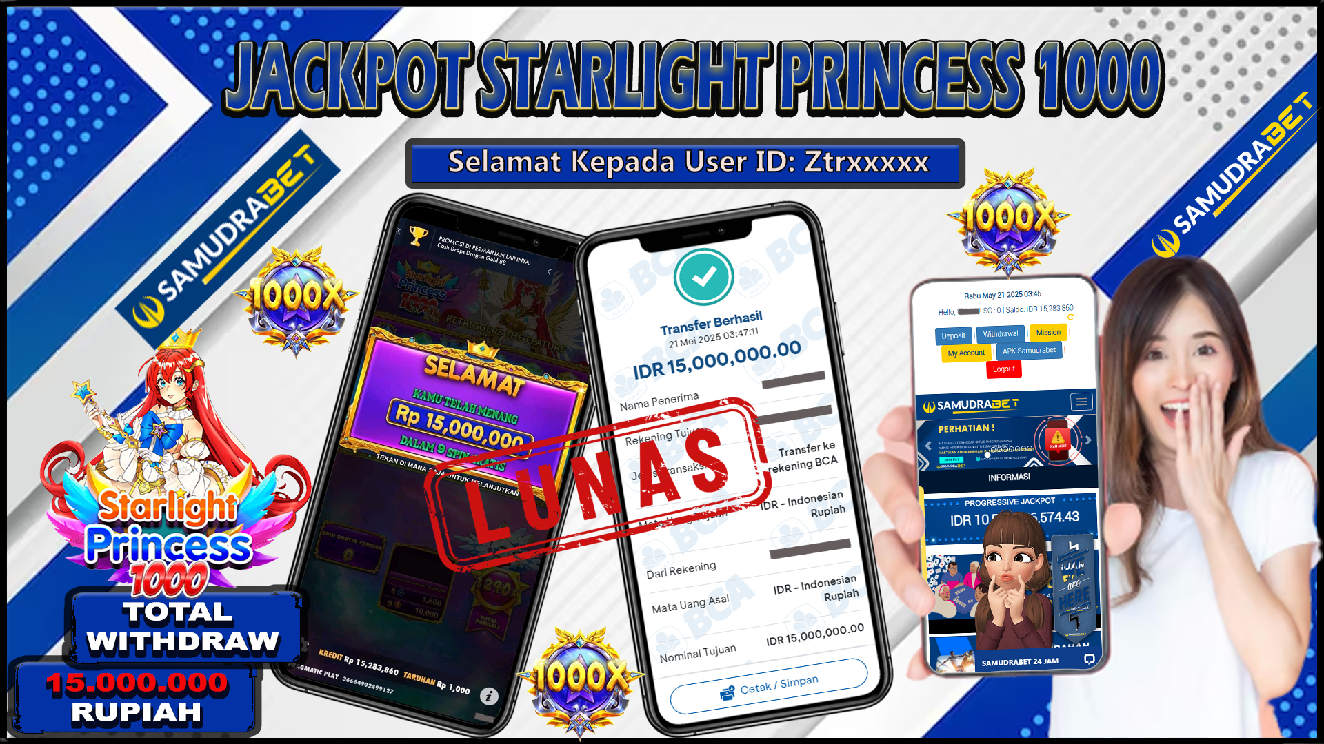 Samudrabet Jackpot Slot Rp 15.000.000 ~ Lunas
