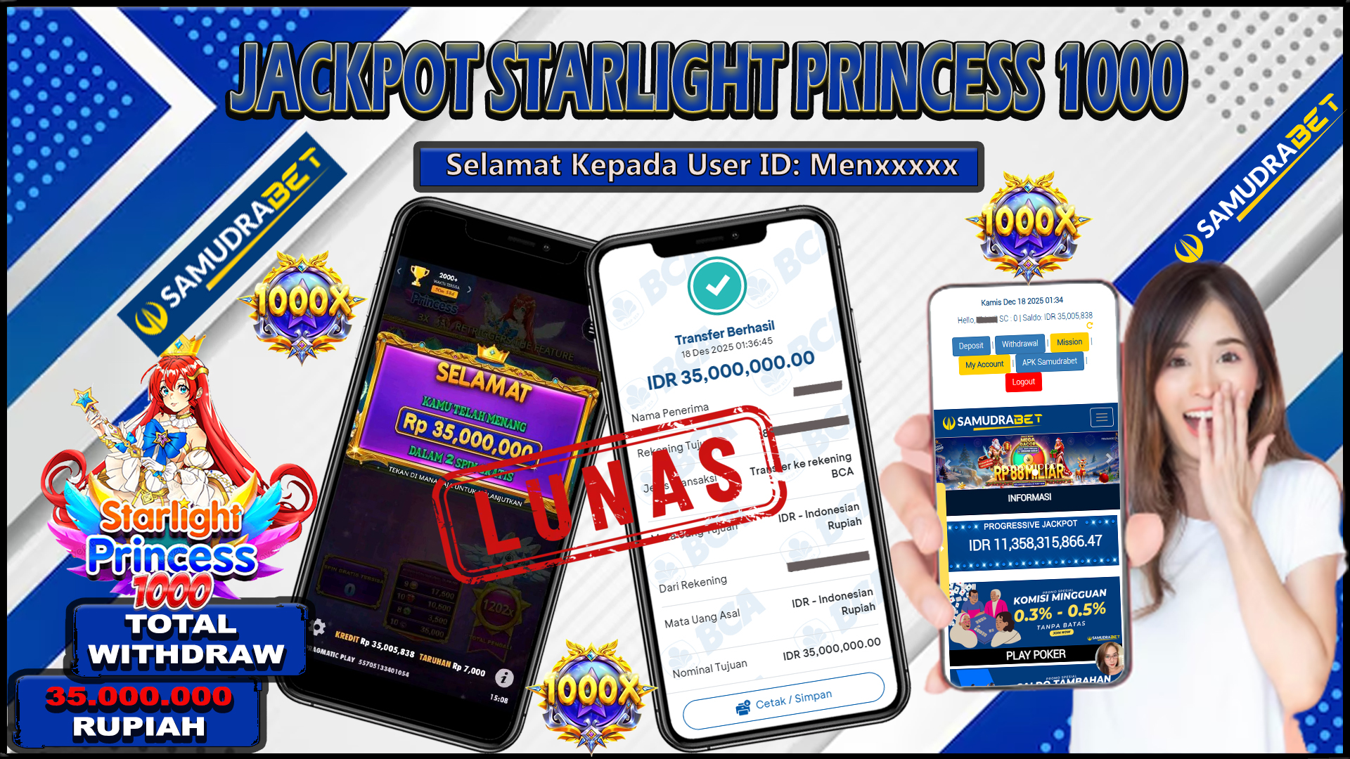 Samudrabet Jackpot Slot Rp 35.000.000 ~ Lunas