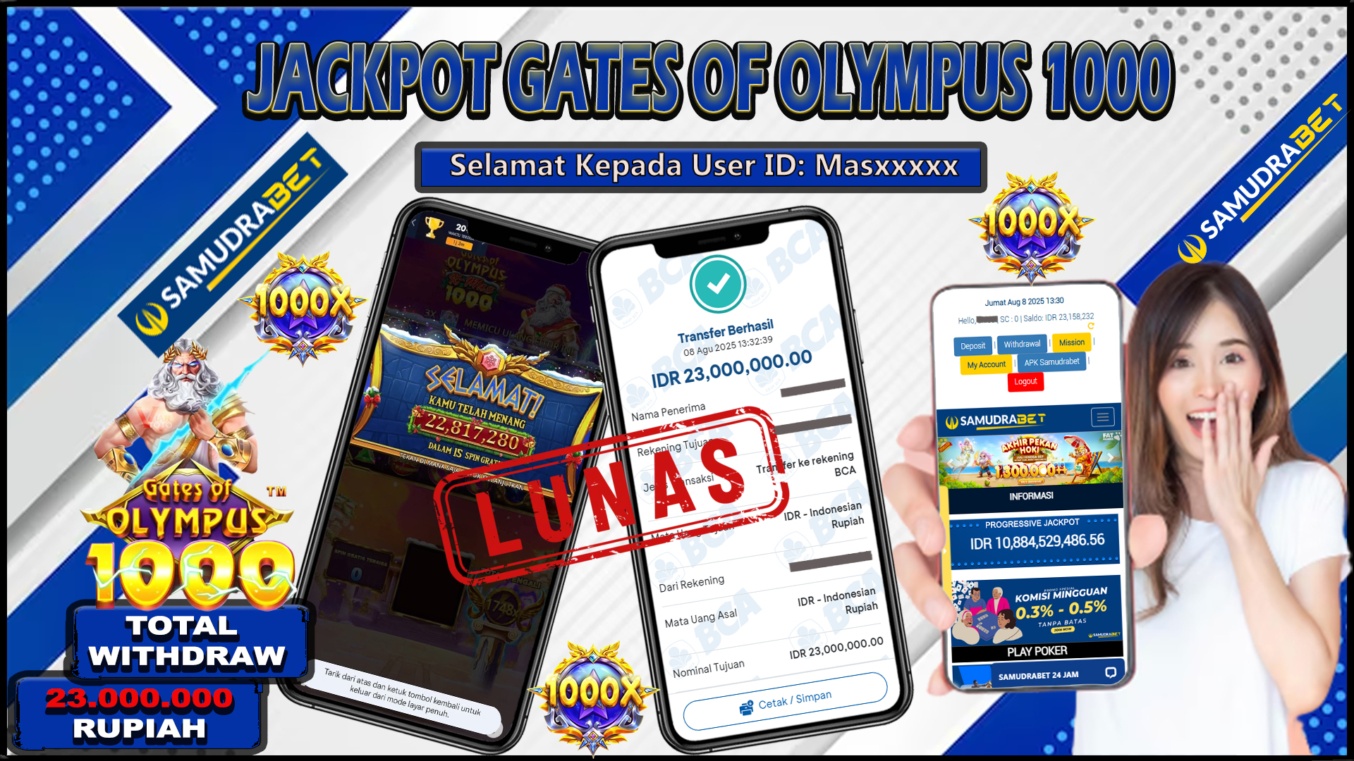 Samudrabet Jackpot Slot Rp 23.000.000 ~ Lunas