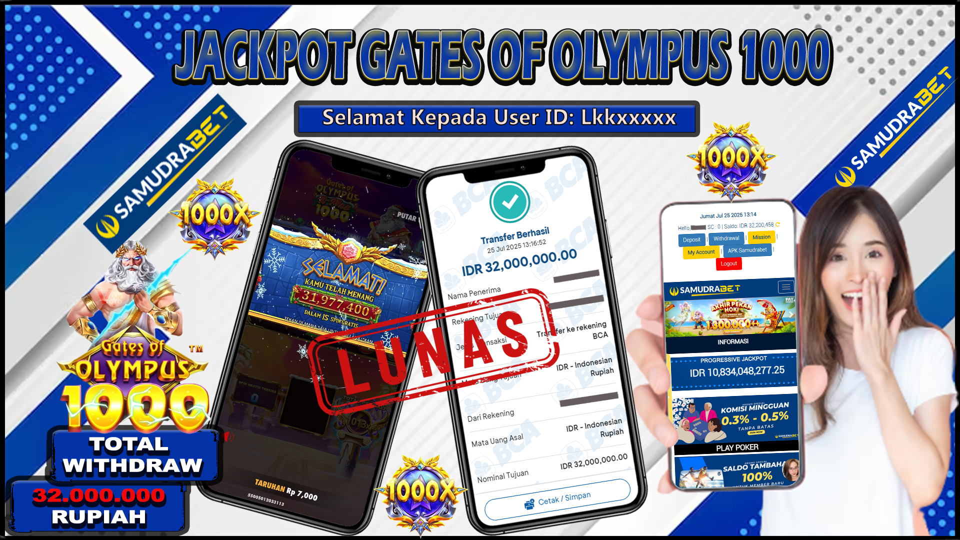 Samudrabet Jackpot Slot Rp 32.000.000 ~ Lunas