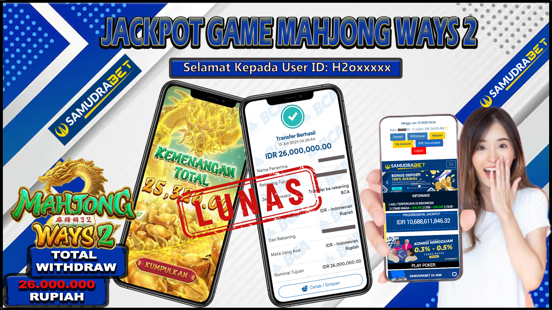 Samudrabet Jackpot Slot Rp 26.000.000 ~ Lunas