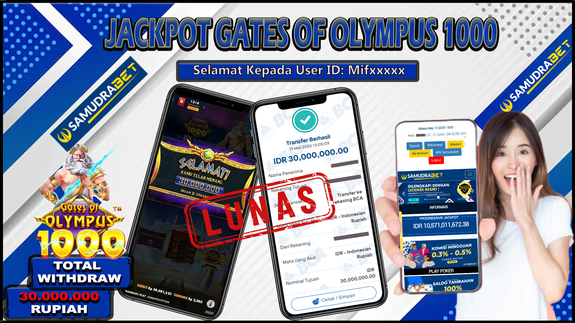 Samudrabet Jackpot Slot Rp 30.000.000 ~ Lunas