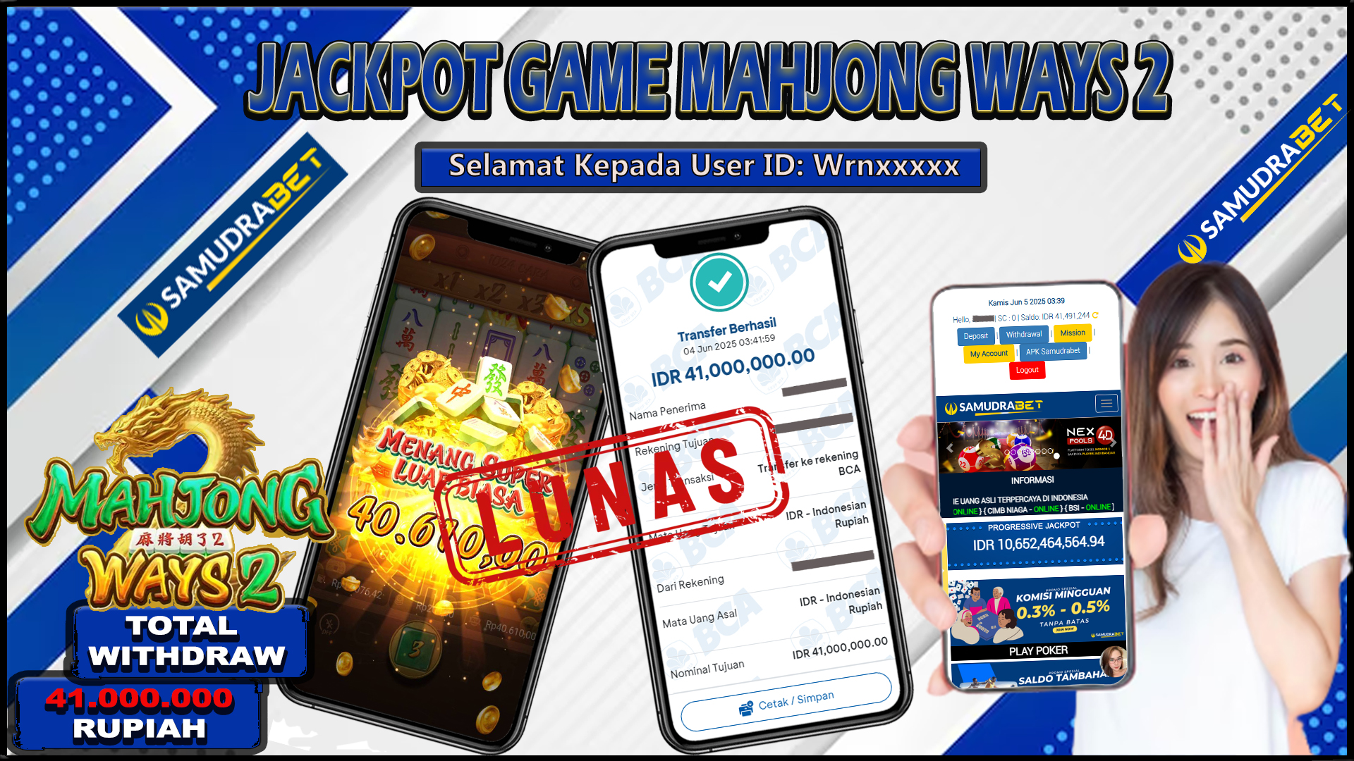 Samudrabet Jackpot Slot Rp 41.000.000 ~ Lunas