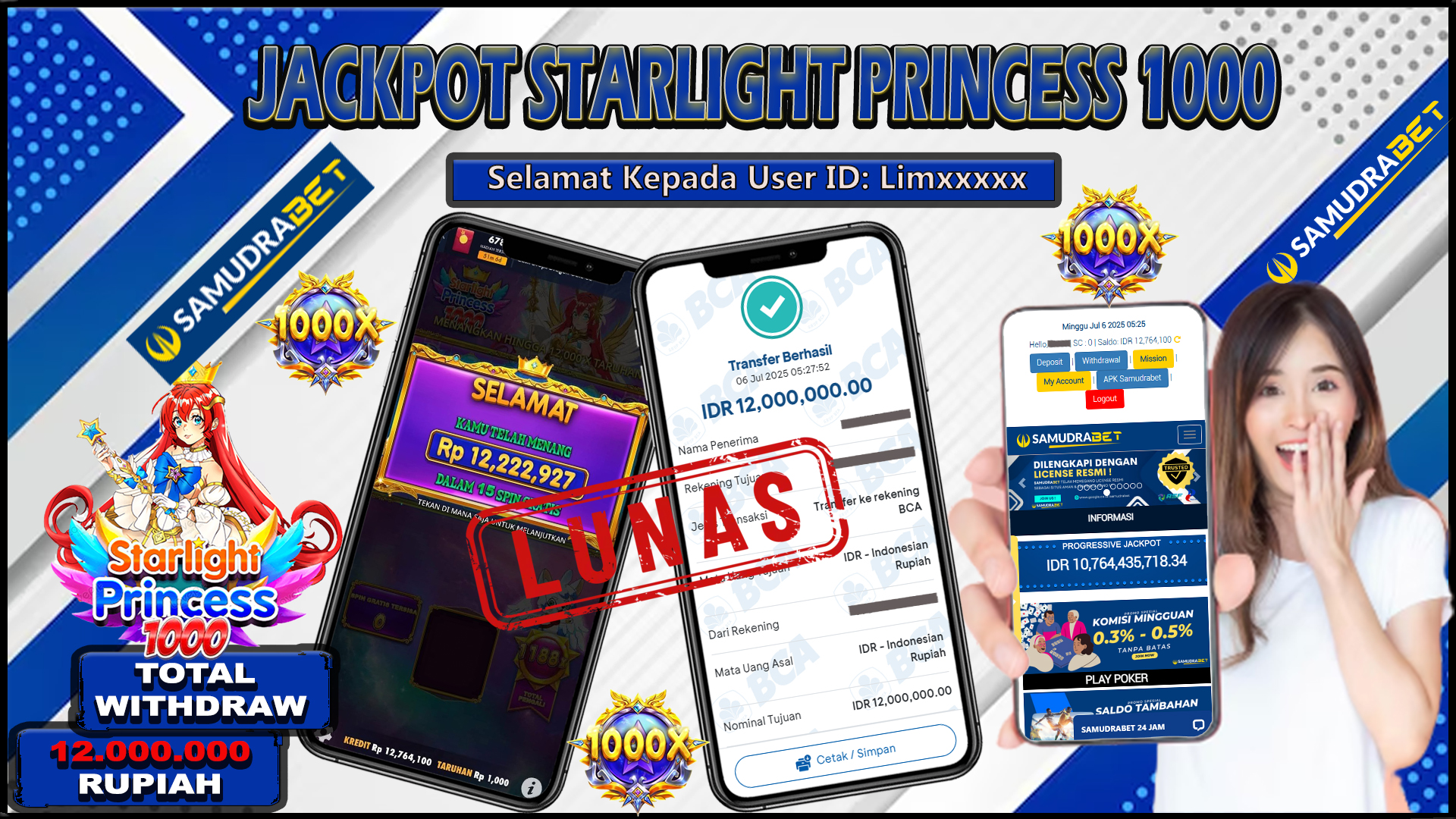 Samudrabet Jackpot Slot Rp 12.000.000 ~ Lunas