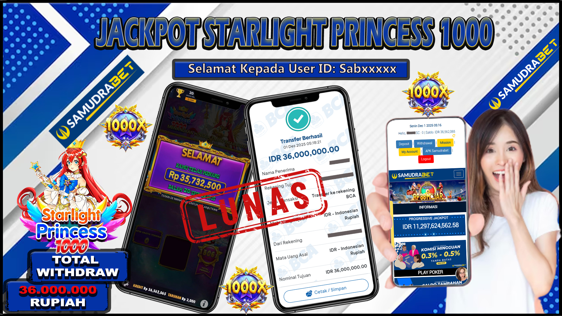 Samudrabet Jackpot Slot Rp 36.000.000 ~ Lunas